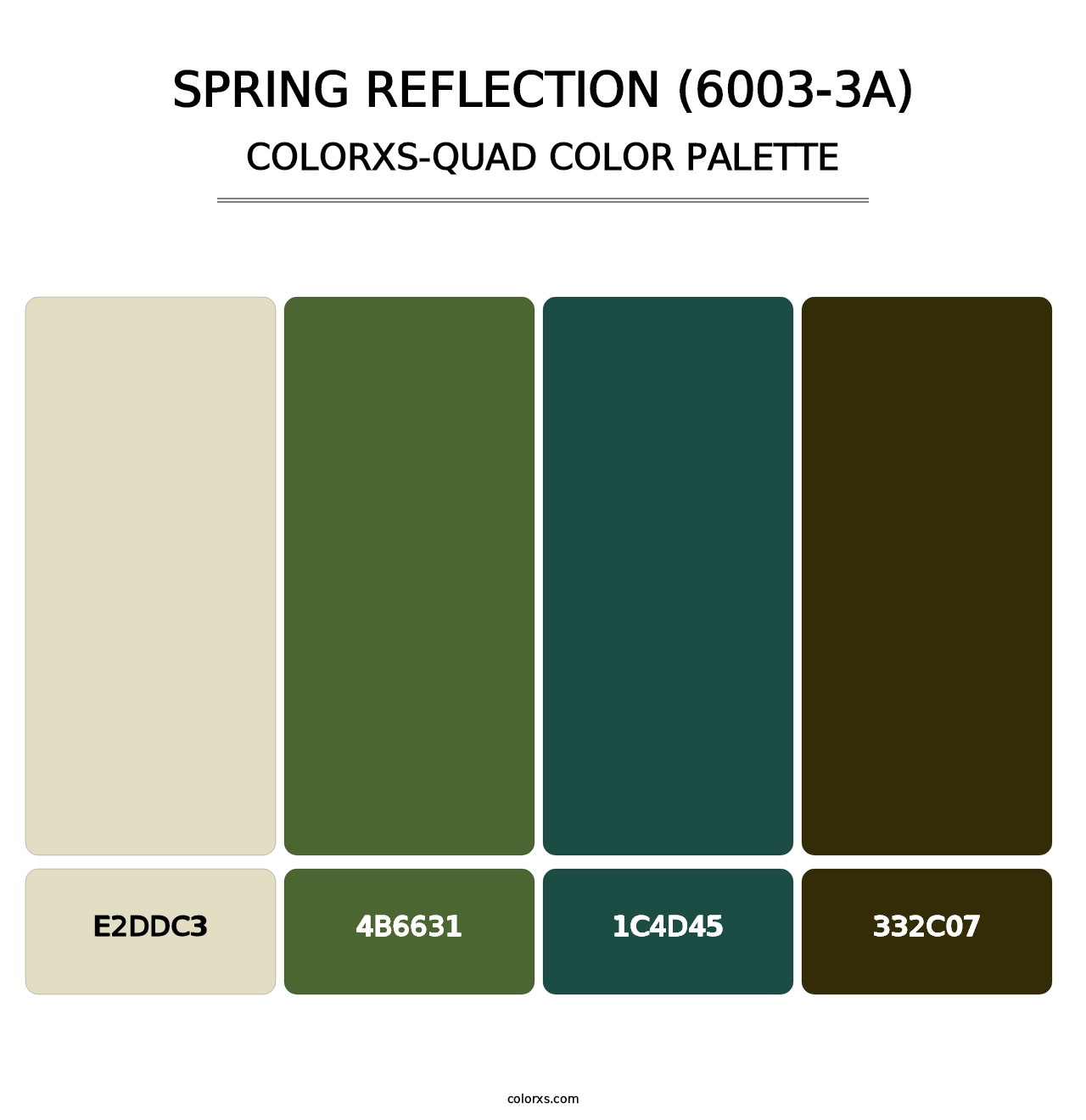 Spring Reflection (6003-3A) - Colorxs Quad Palette
