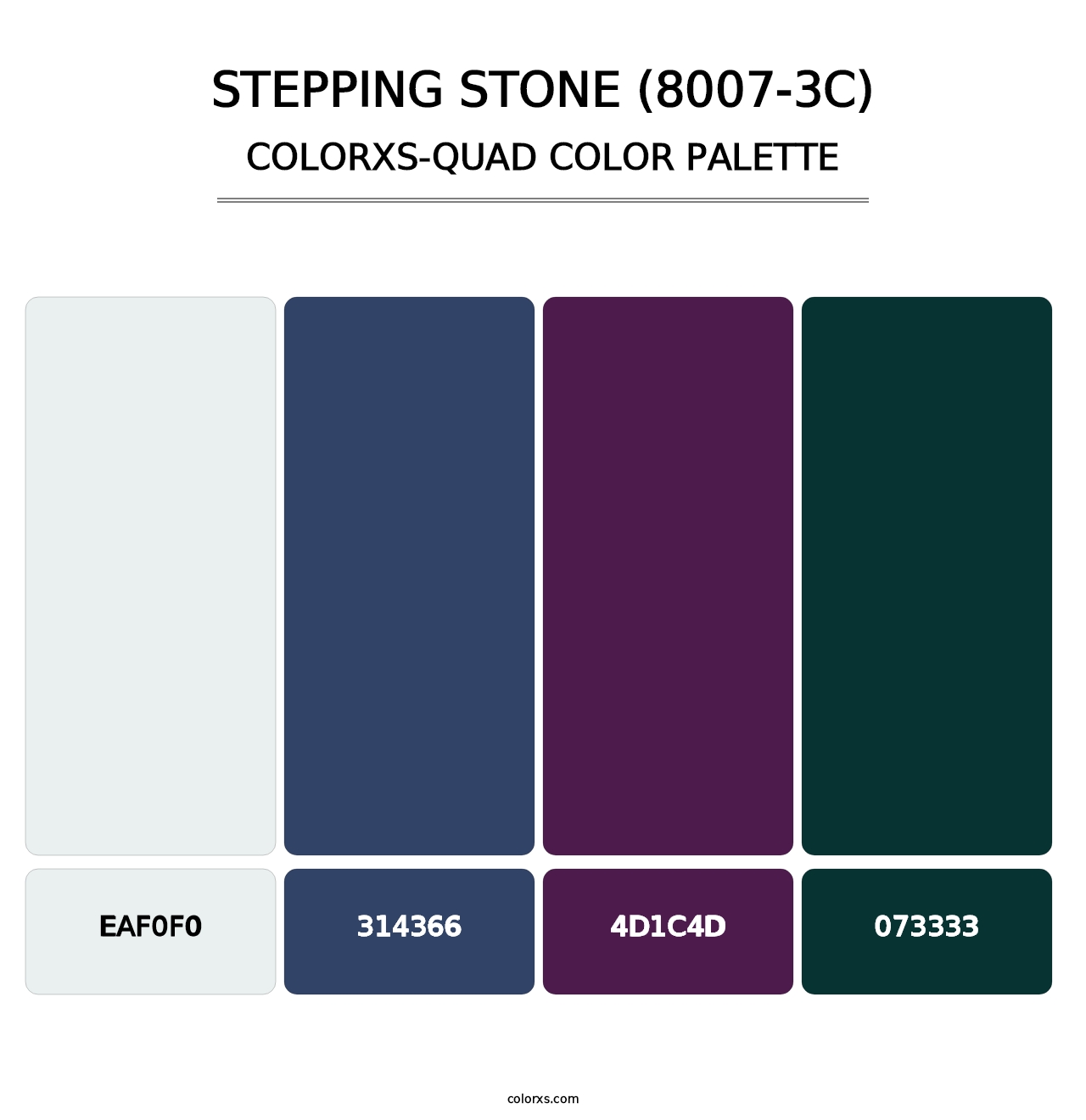 Stepping Stone (8007-3C) - Colorxs Quad Palette