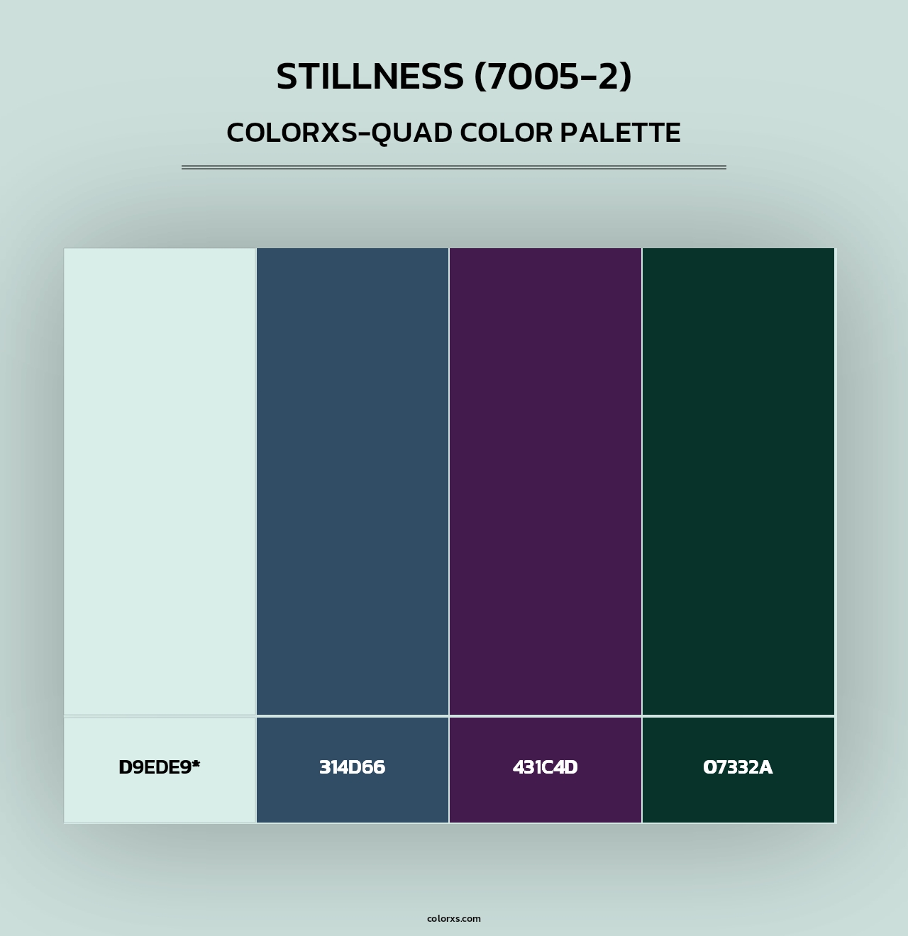Stillness (7005-2) - Colorxs Quad Palette