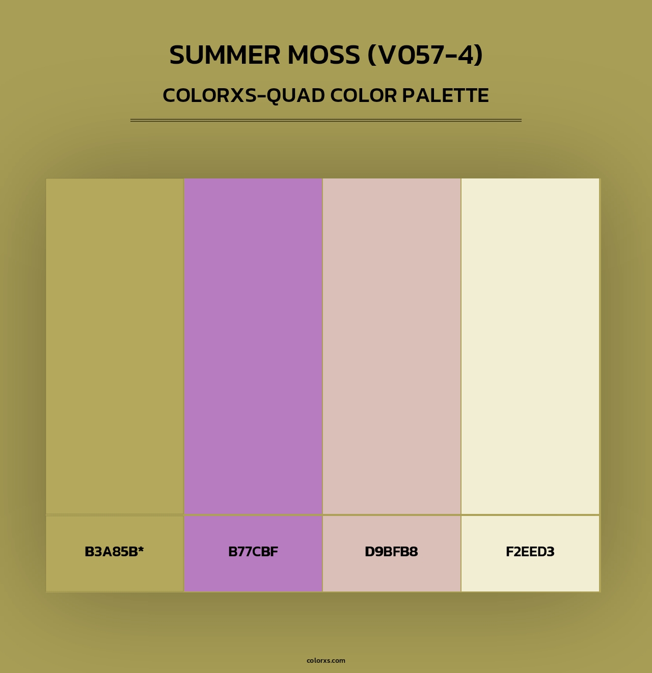 Summer Moss (V057-4) - Colorxs Quad Palette