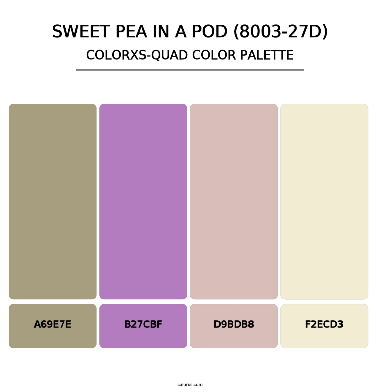 Sweet Pea in a Pod (8003-27D) - Colorxs Quad Palette