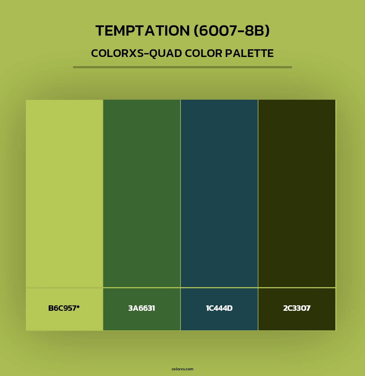 Temptation (6007-8B) - Colorxs Quad Palette