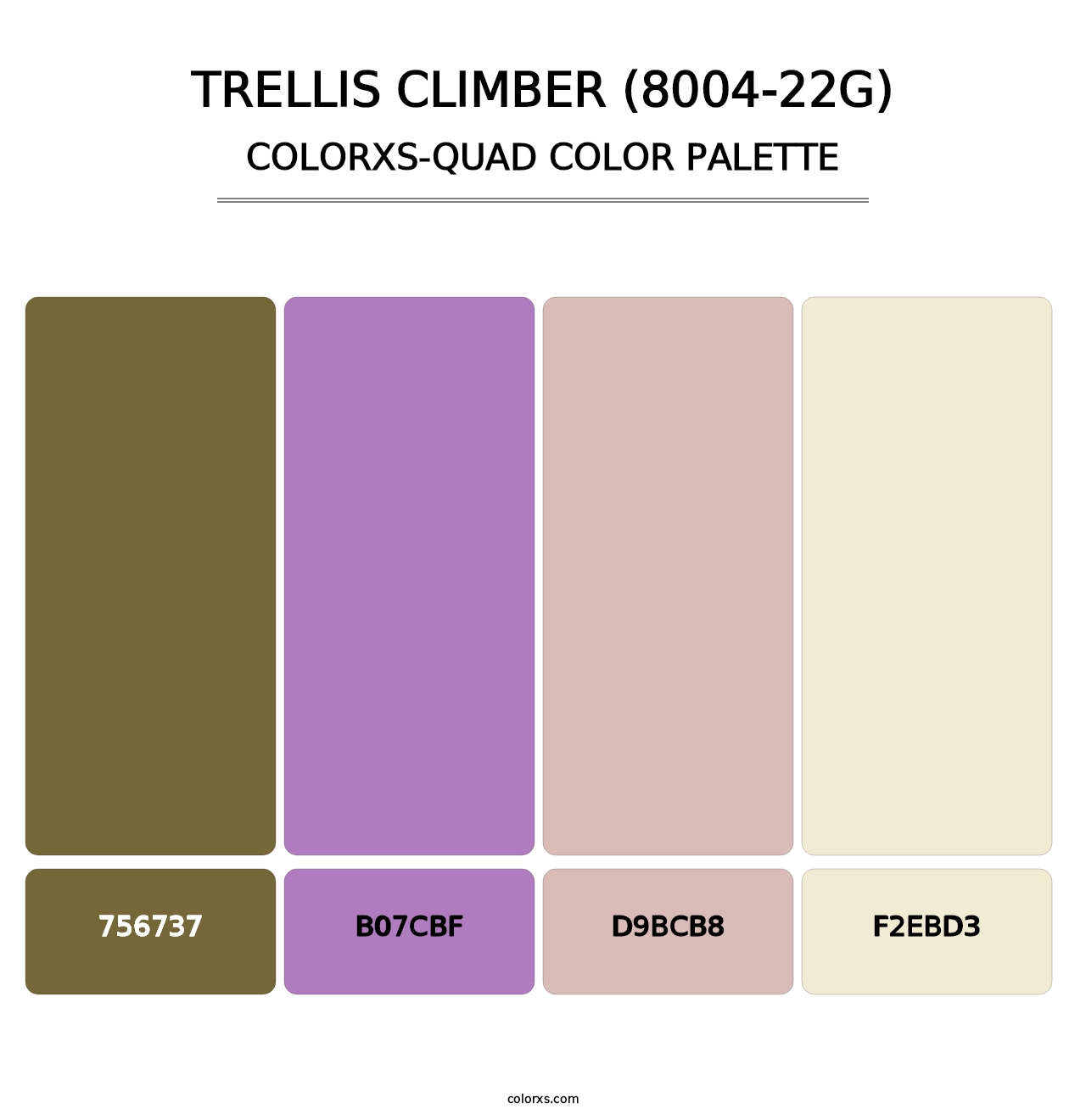 Trellis Climber (8004-22G) - Colorxs Quad Palette