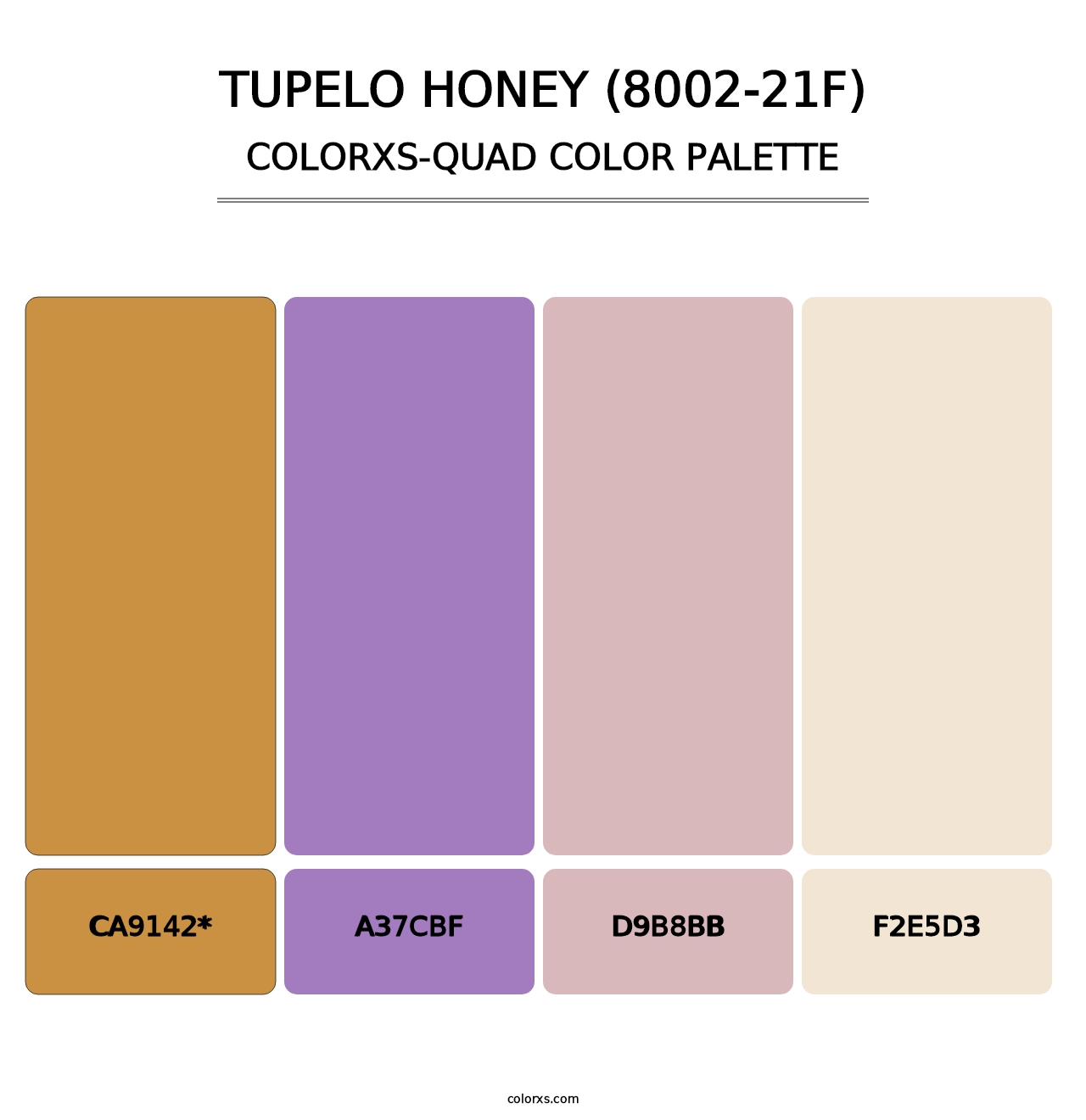 Tupelo Honey (8002-21F) - Colorxs Quad Palette
