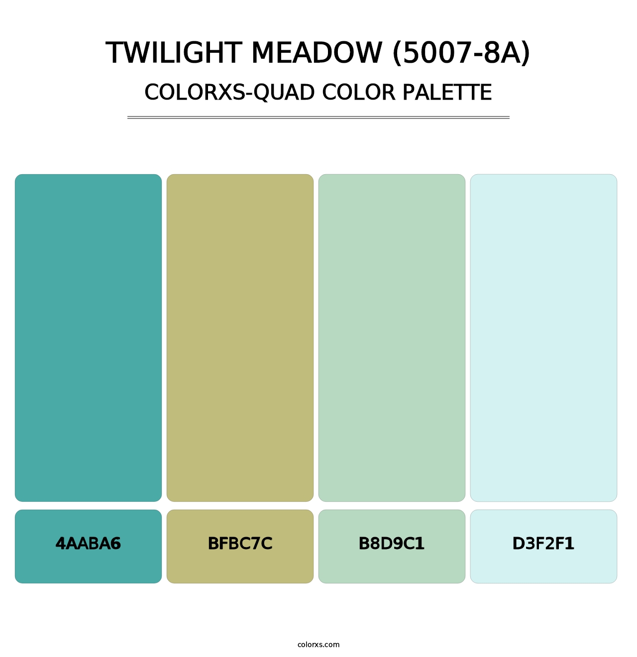 Twilight Meadow (5007-8A) - Colorxs Quad Palette