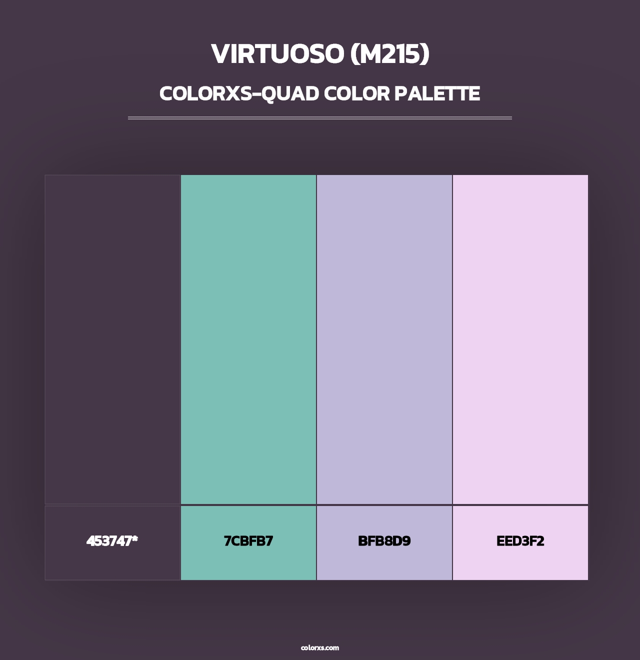 Virtuoso (M215) - Colorxs Quad Palette