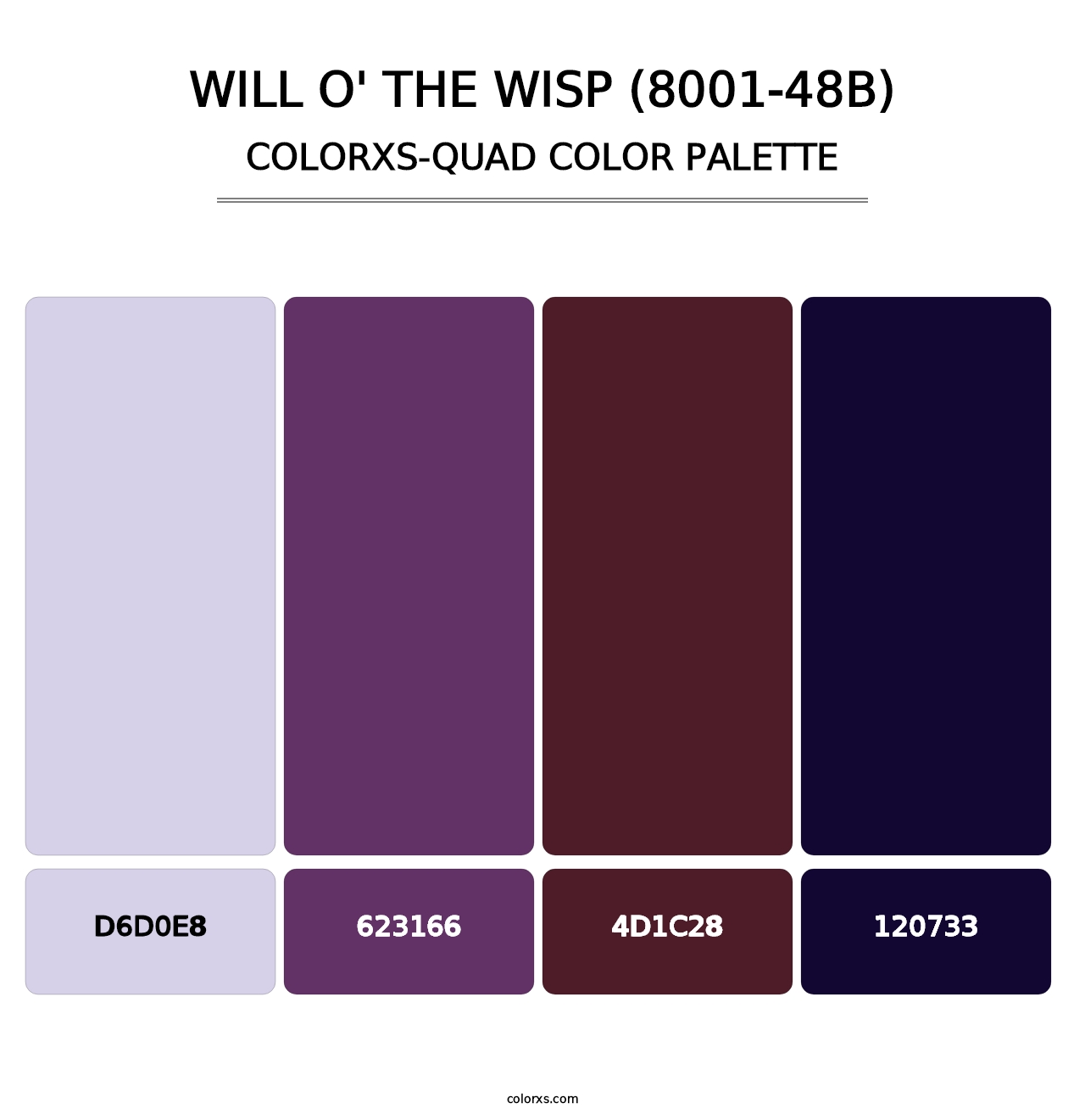 Will o' the Wisp (8001-48B) - Colorxs Quad Palette