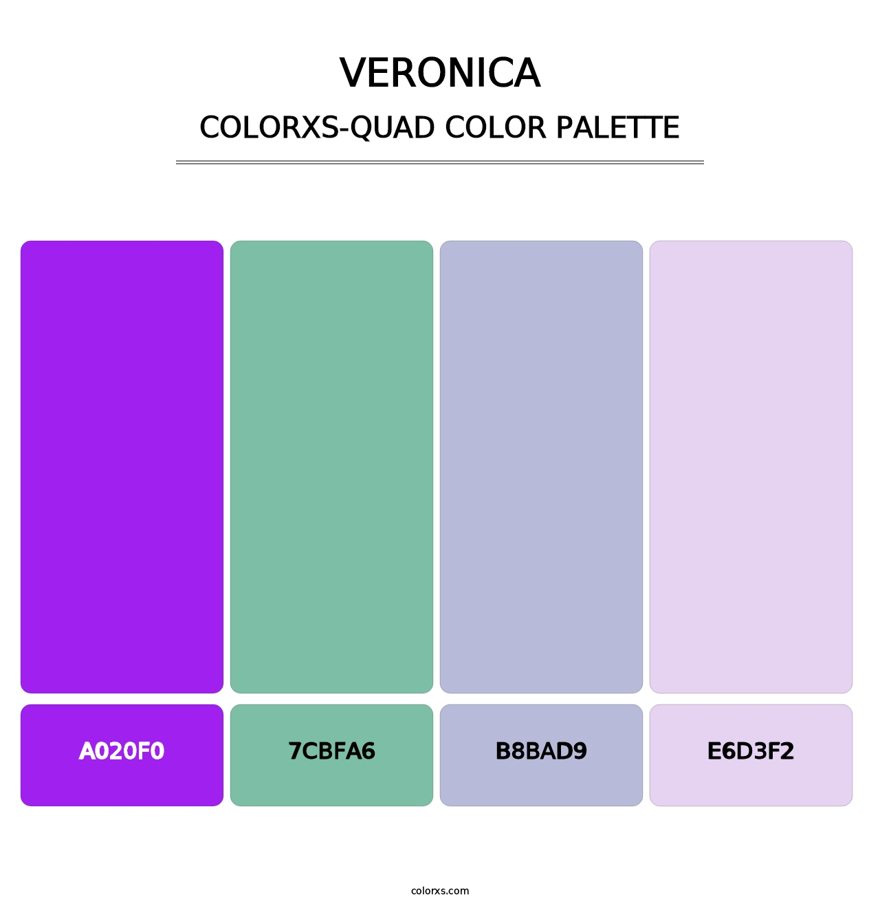 Veronica - Colorxs Quad Palette