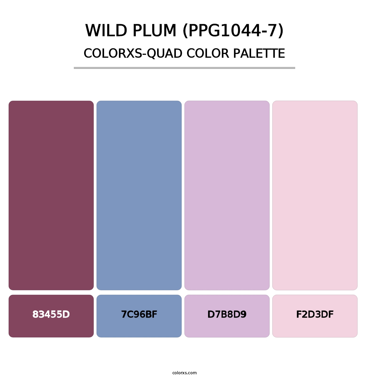 Wild Plum (PPG1044-7) - Colorxs Quad Palette