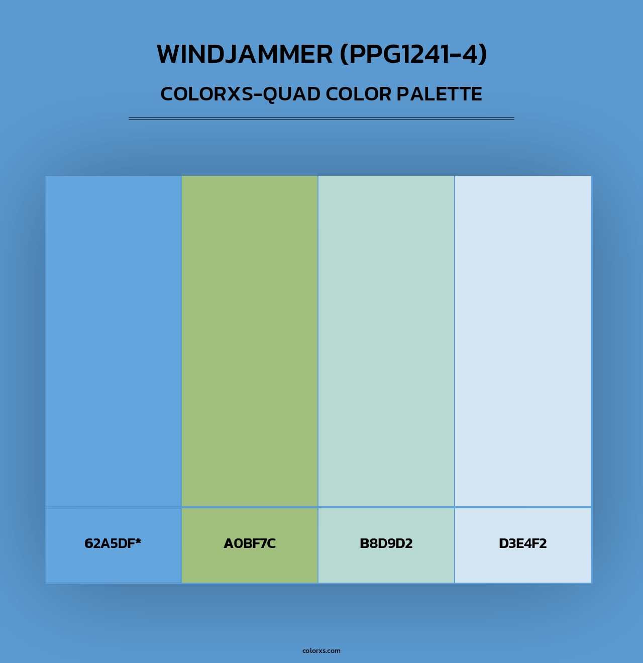 Windjammer (PPG1241-4) - Colorxs Quad Palette