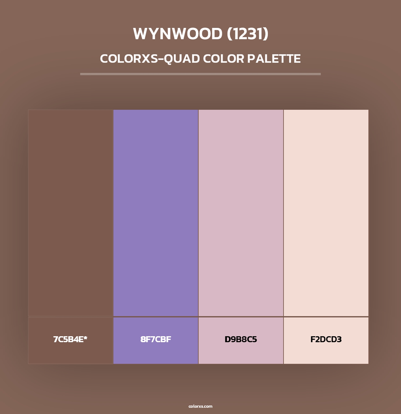 Wynwood (1231) - Colorxs Quad Palette