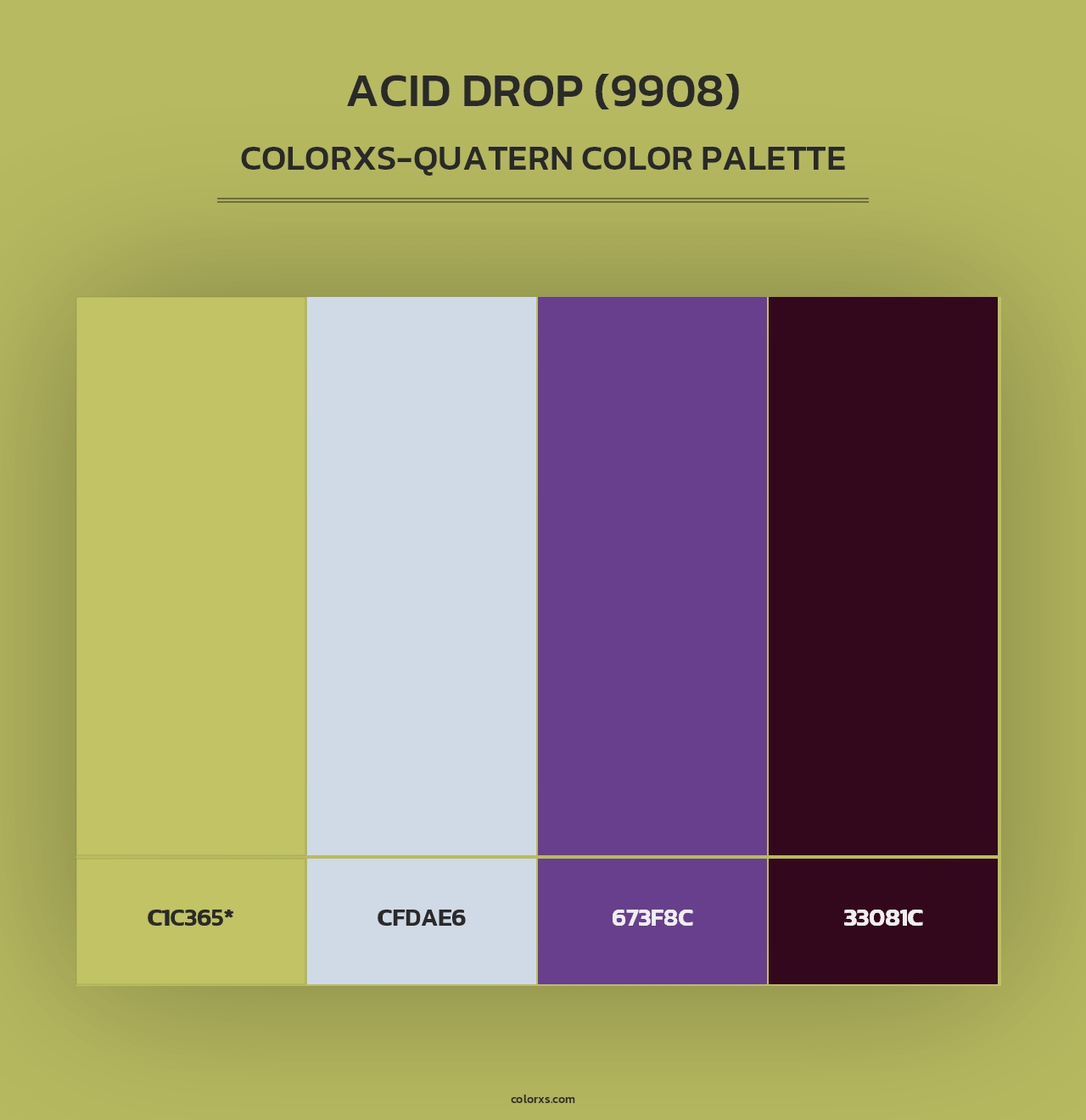 Acid Drop (9908) - Colorxs Quad Palette