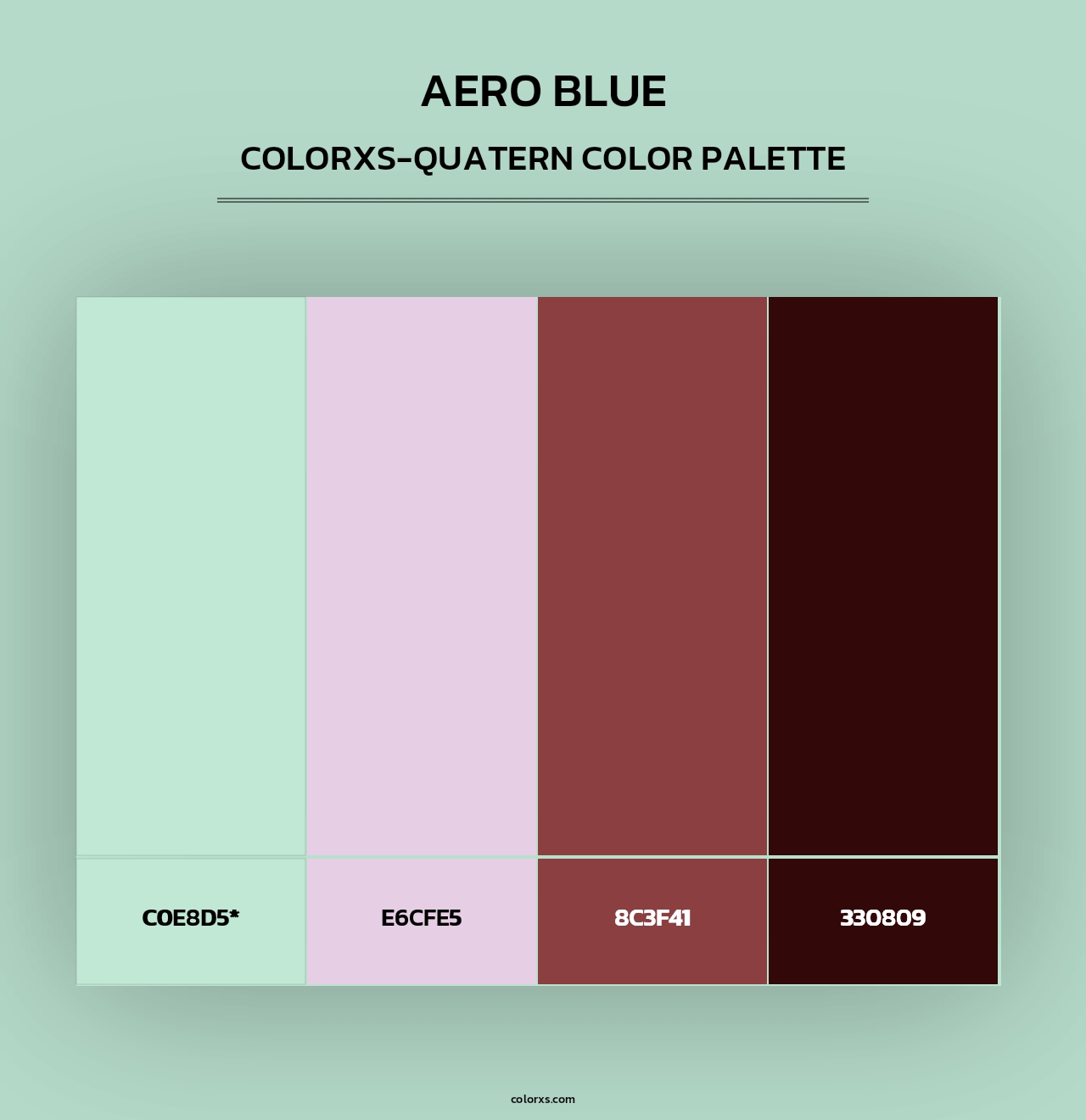Aero Blue - Colorxs Quad Palette