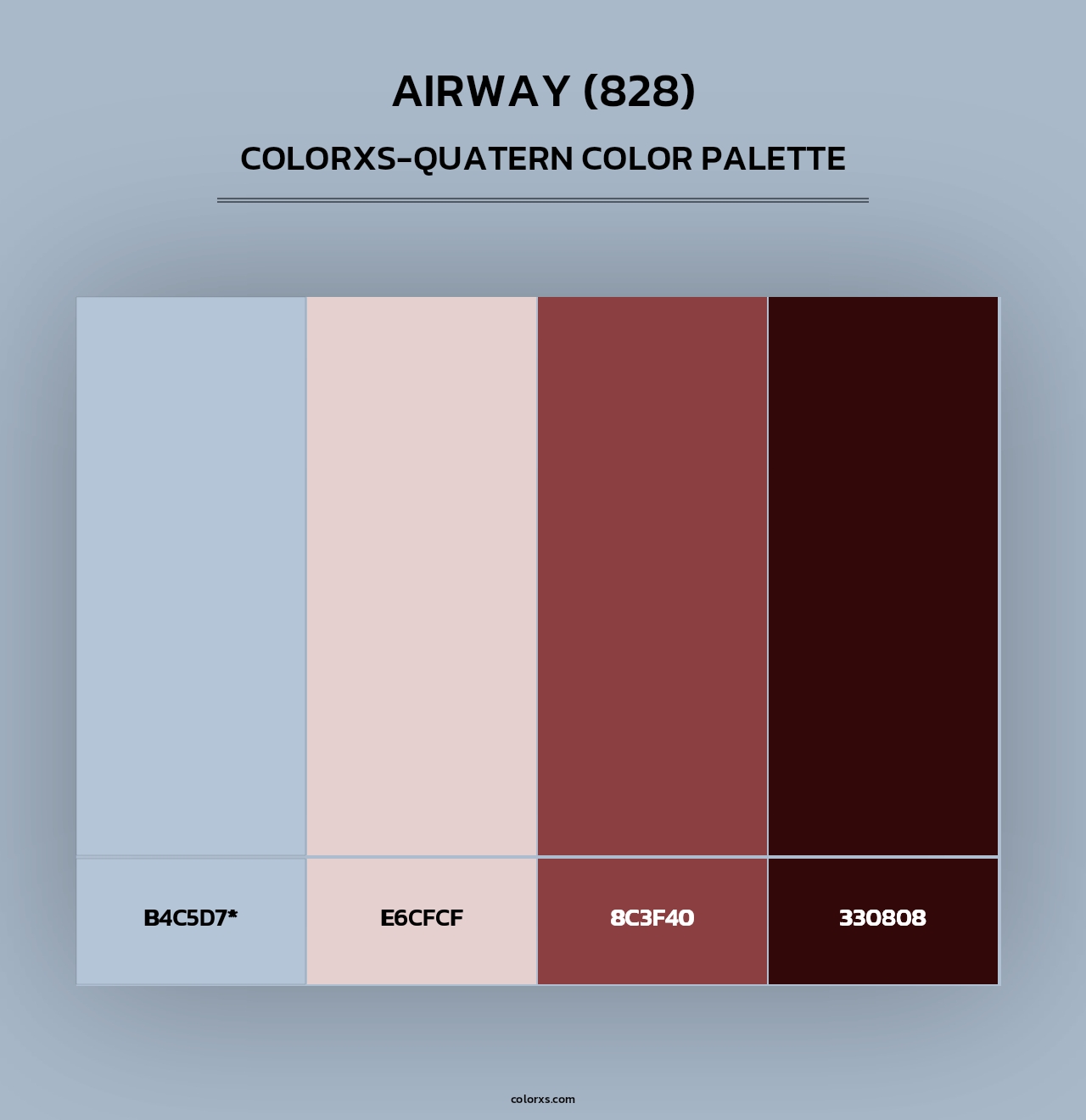 Airway (828) - Colorxs Quad Palette