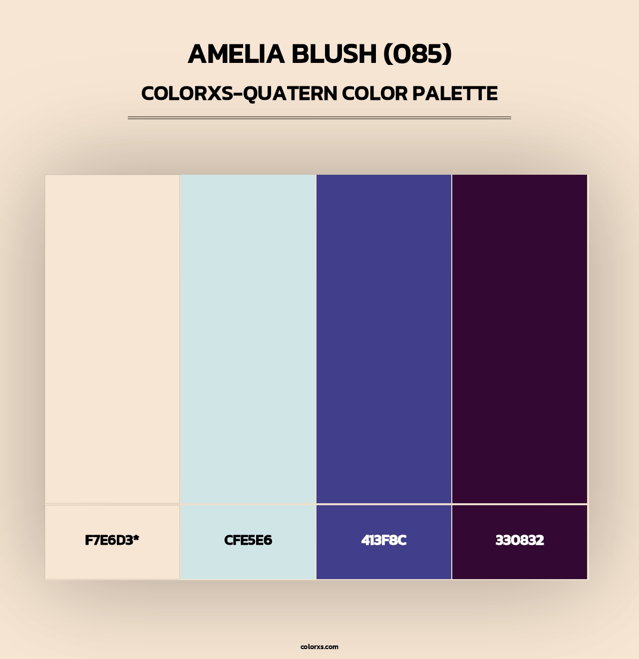 Amelia Blush (085) - Colorxs Quad Palette
