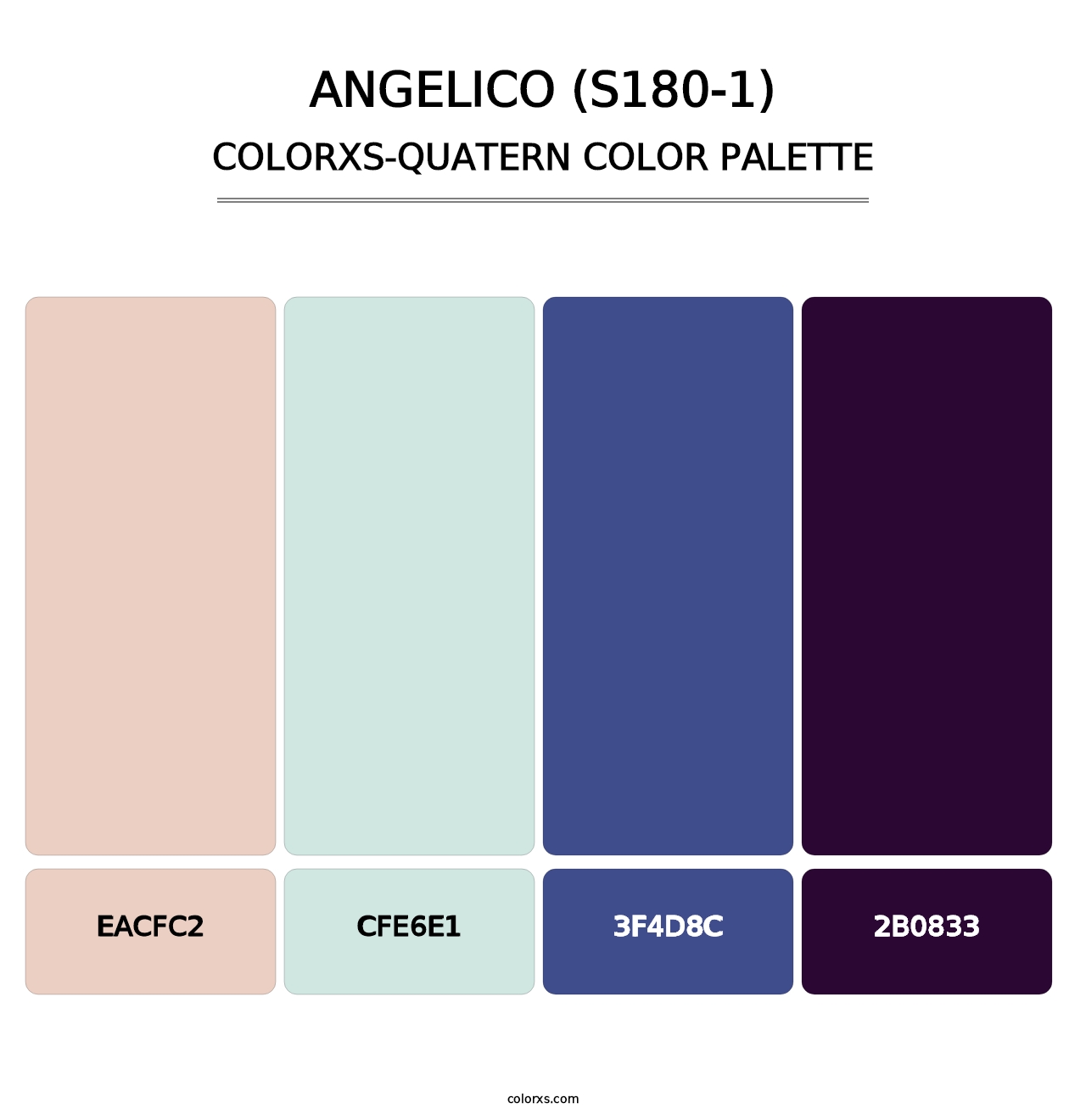 Angelico (S180-1) - Colorxs Quatern Palette