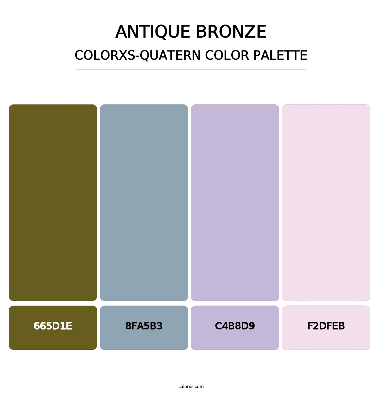 Antique Bronze - Colorxs Quatern Palette