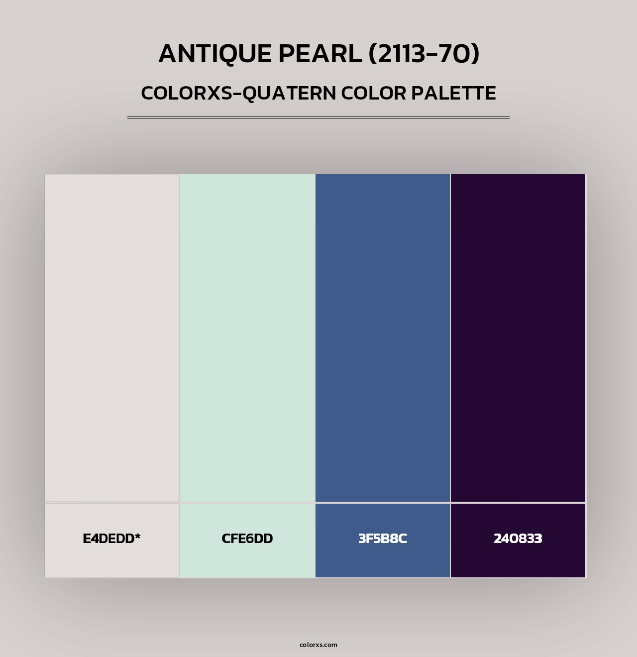 Antique Pearl (2113-70) - Colorxs Quad Palette