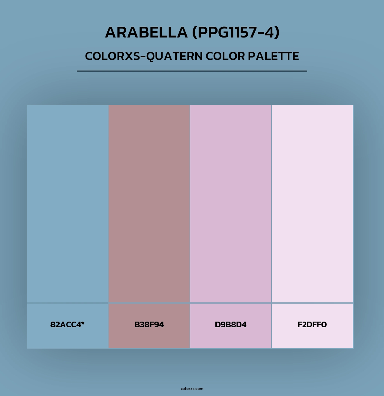 Arabella (PPG1157-4) - Colorxs Quad Palette