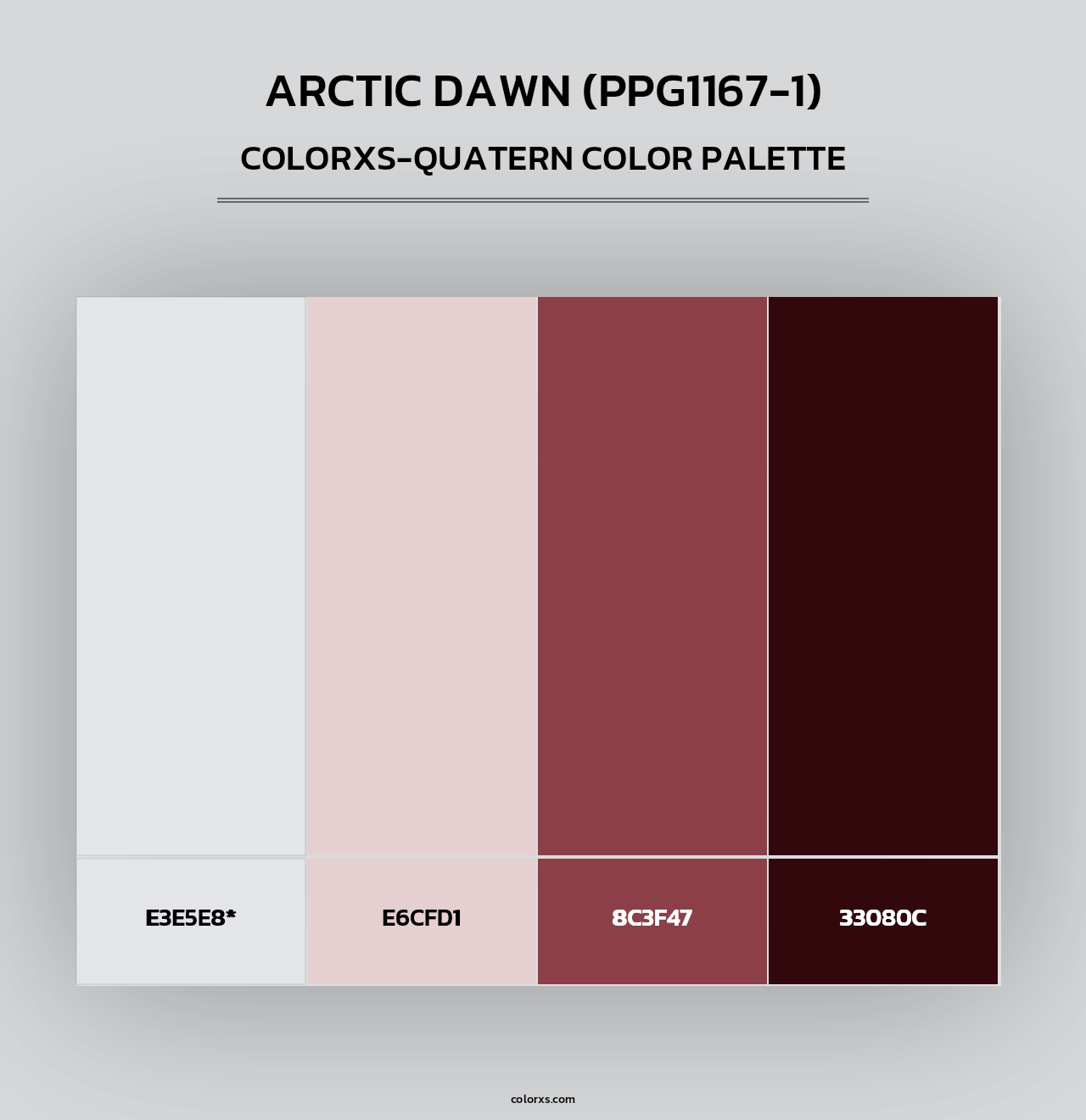 Arctic Dawn (PPG1167-1) - Colorxs Quad Palette