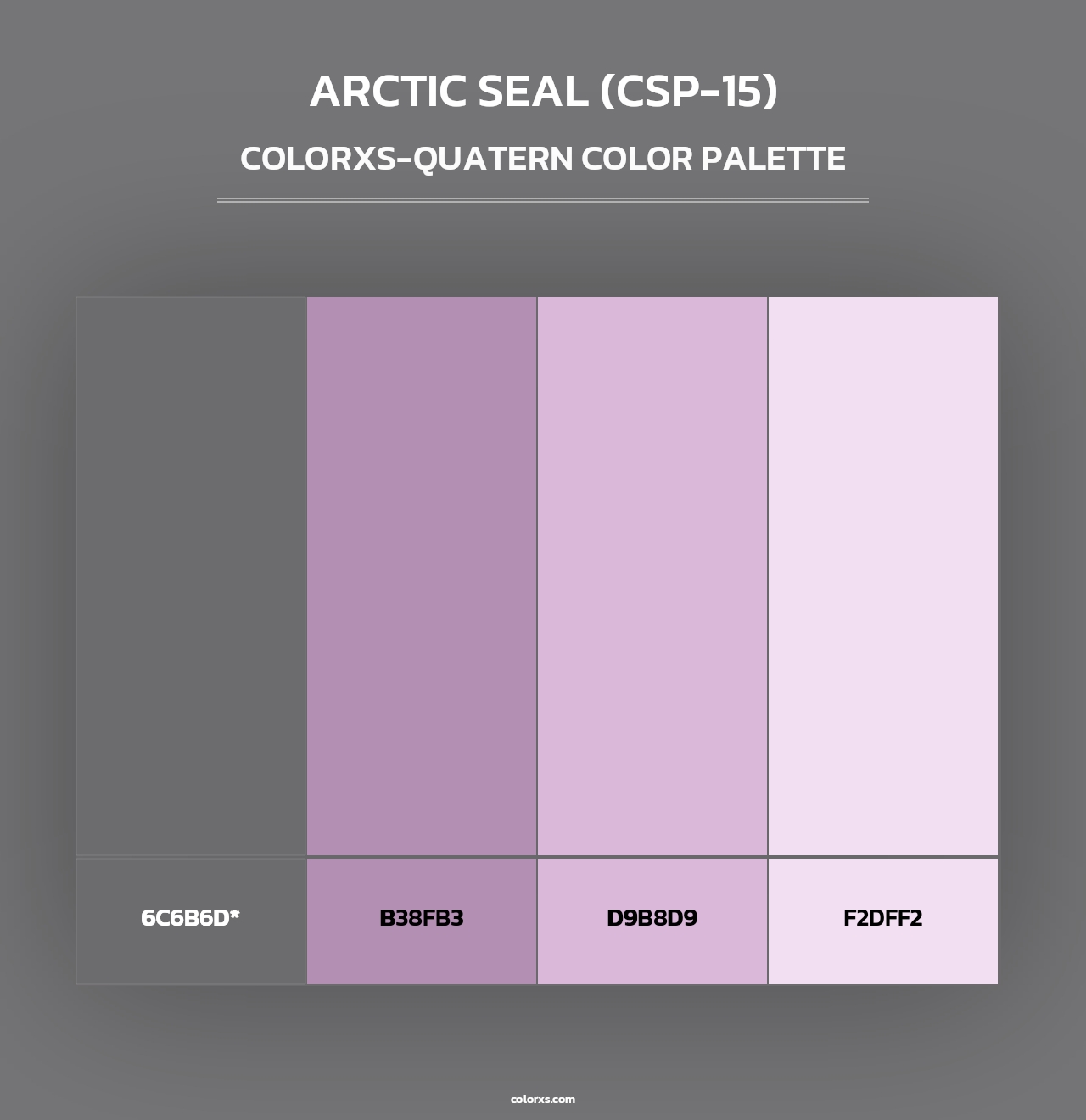 Arctic Seal (CSP-15) - Colorxs Quad Palette