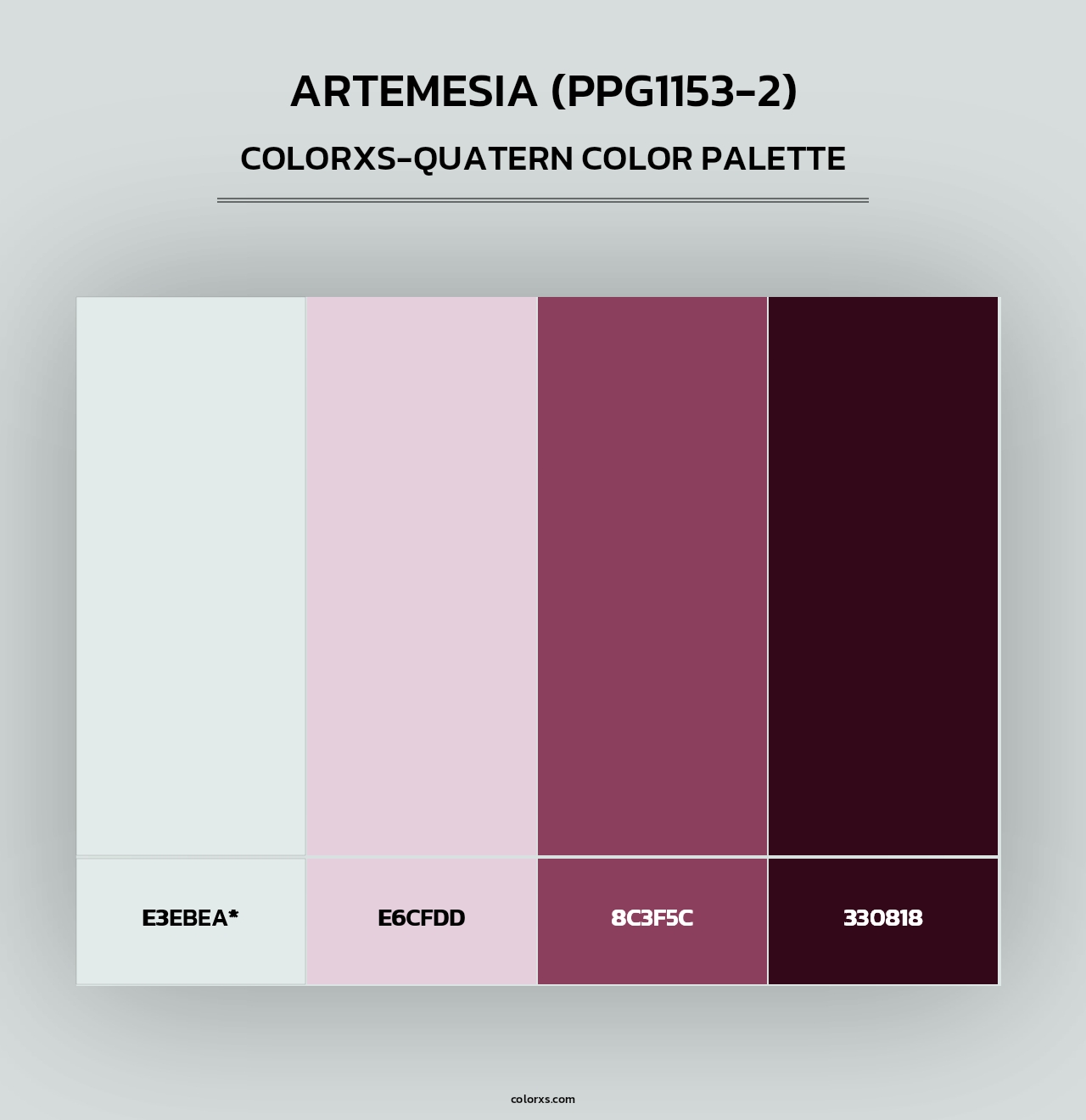 Artemesia (PPG1153-2) - Colorxs Quad Palette