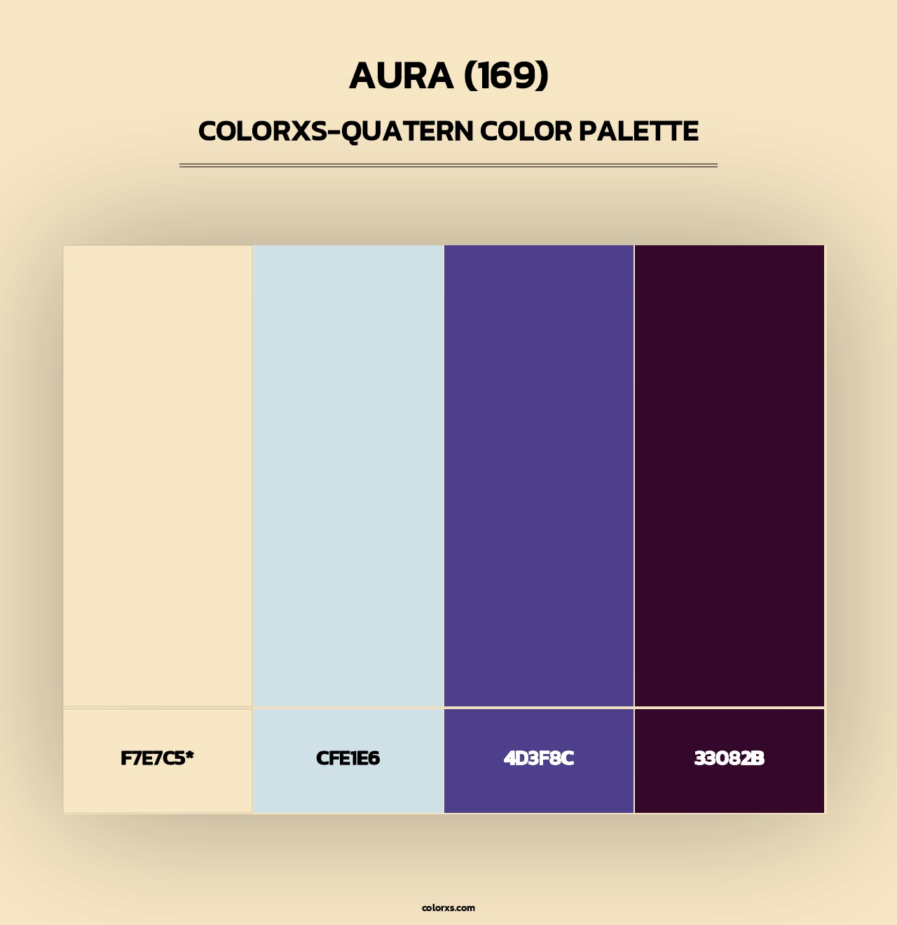 Aura (169) - Colorxs Quad Palette