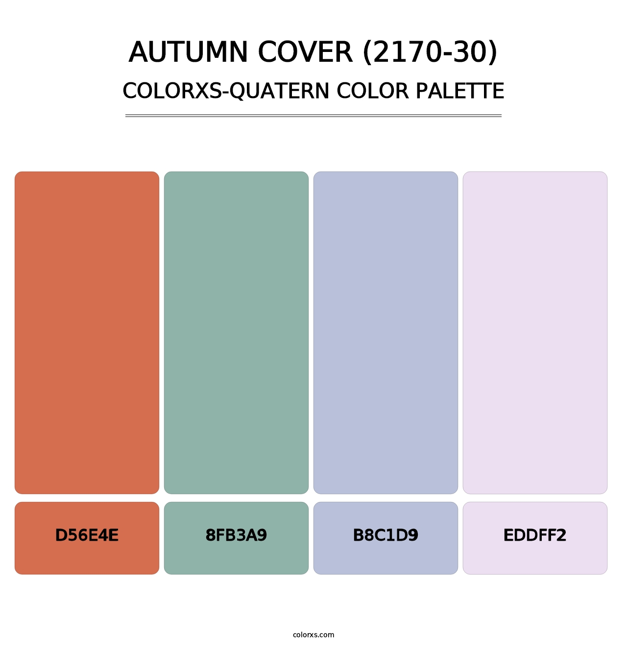 Autumn Cover (2170-30) - Colorxs Quatern Palette