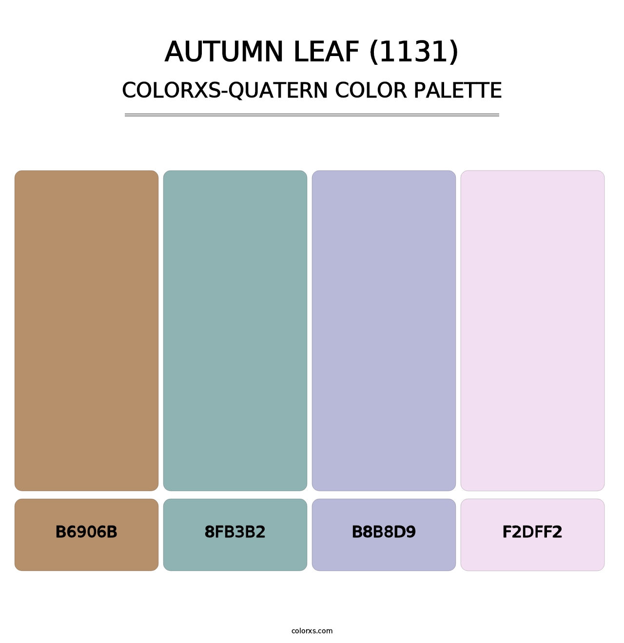 Autumn Leaf (1131) - Colorxs Quatern Palette