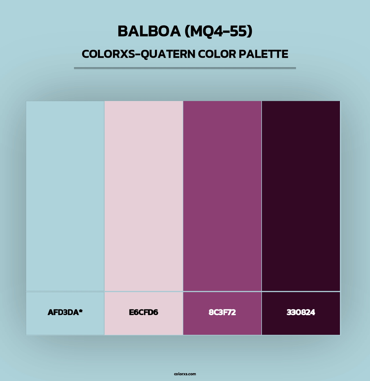 Balboa (MQ4-55) - Colorxs Quad Palette