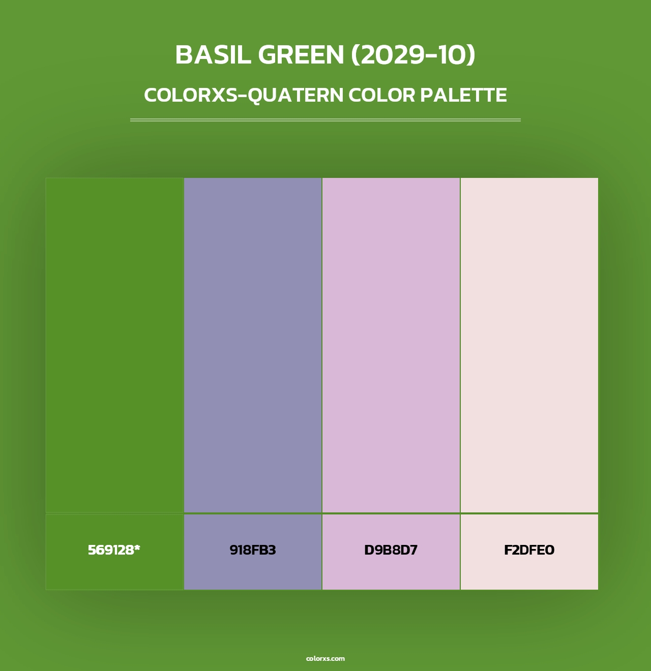 Basil Green (2029-10) - Colorxs Quad Palette