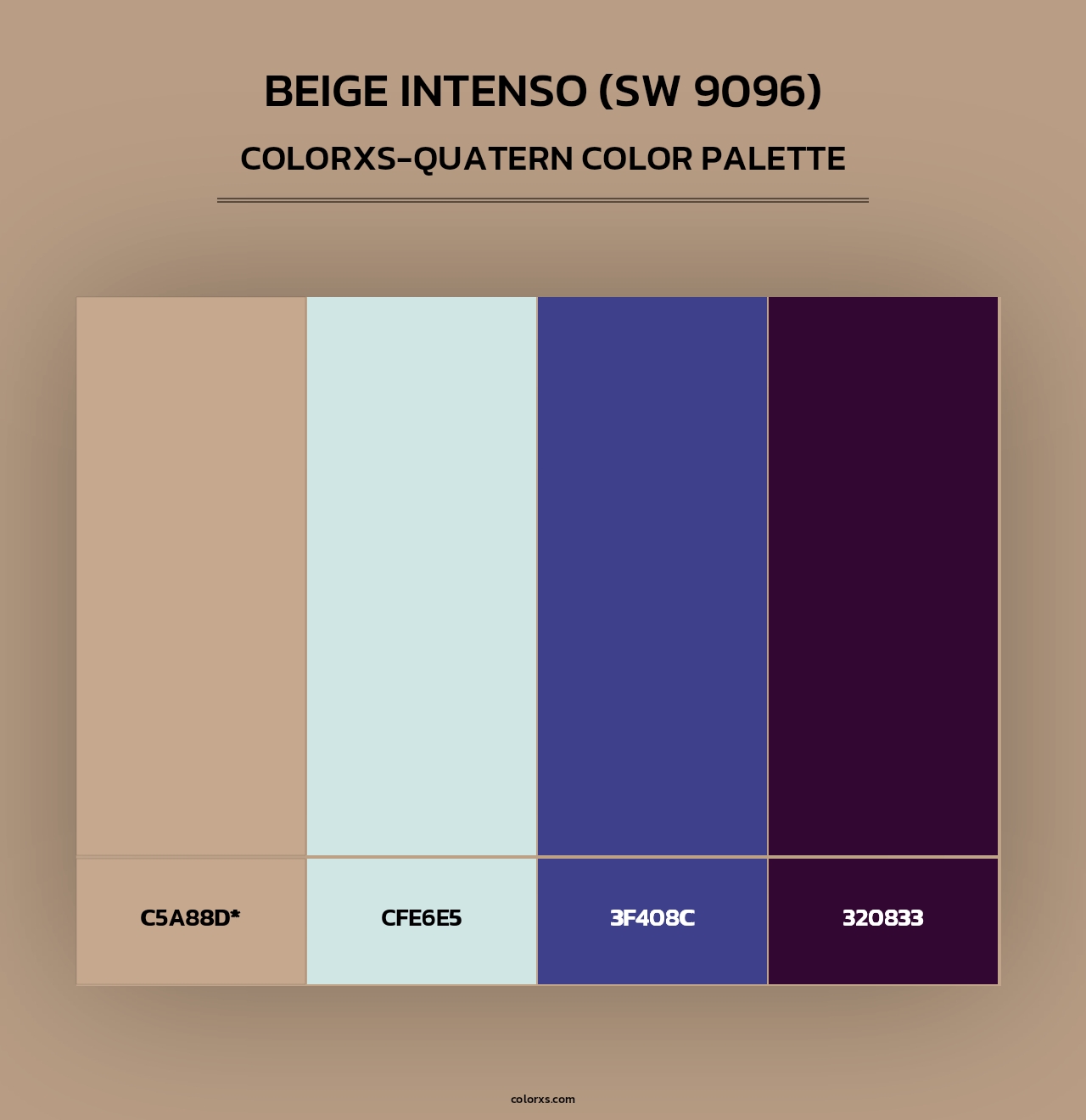 Beige Intenso (SW 9096) - Colorxs Quad Palette