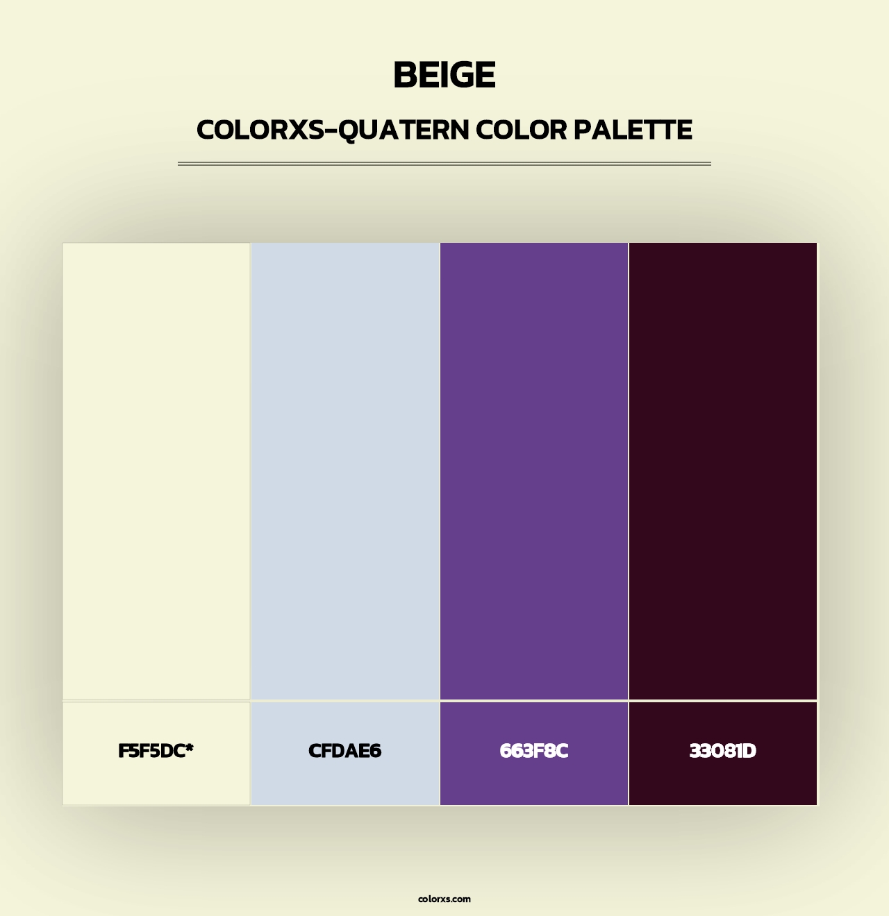 Beige - Colorxs Quad Palette