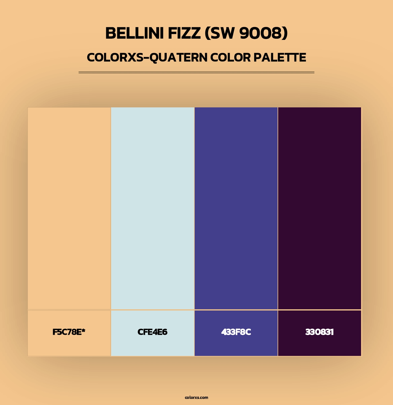 Bellini Fizz (SW 9008) - Colorxs Quad Palette