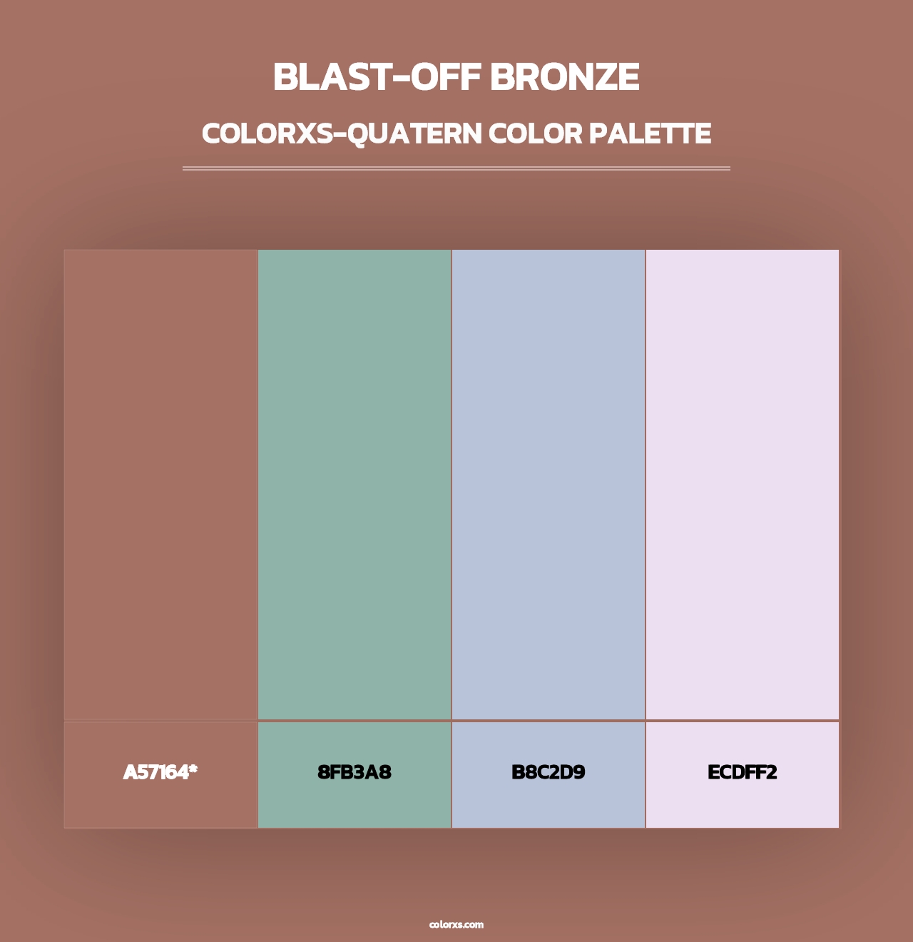Blast-Off Bronze - Colorxs Quad Palette