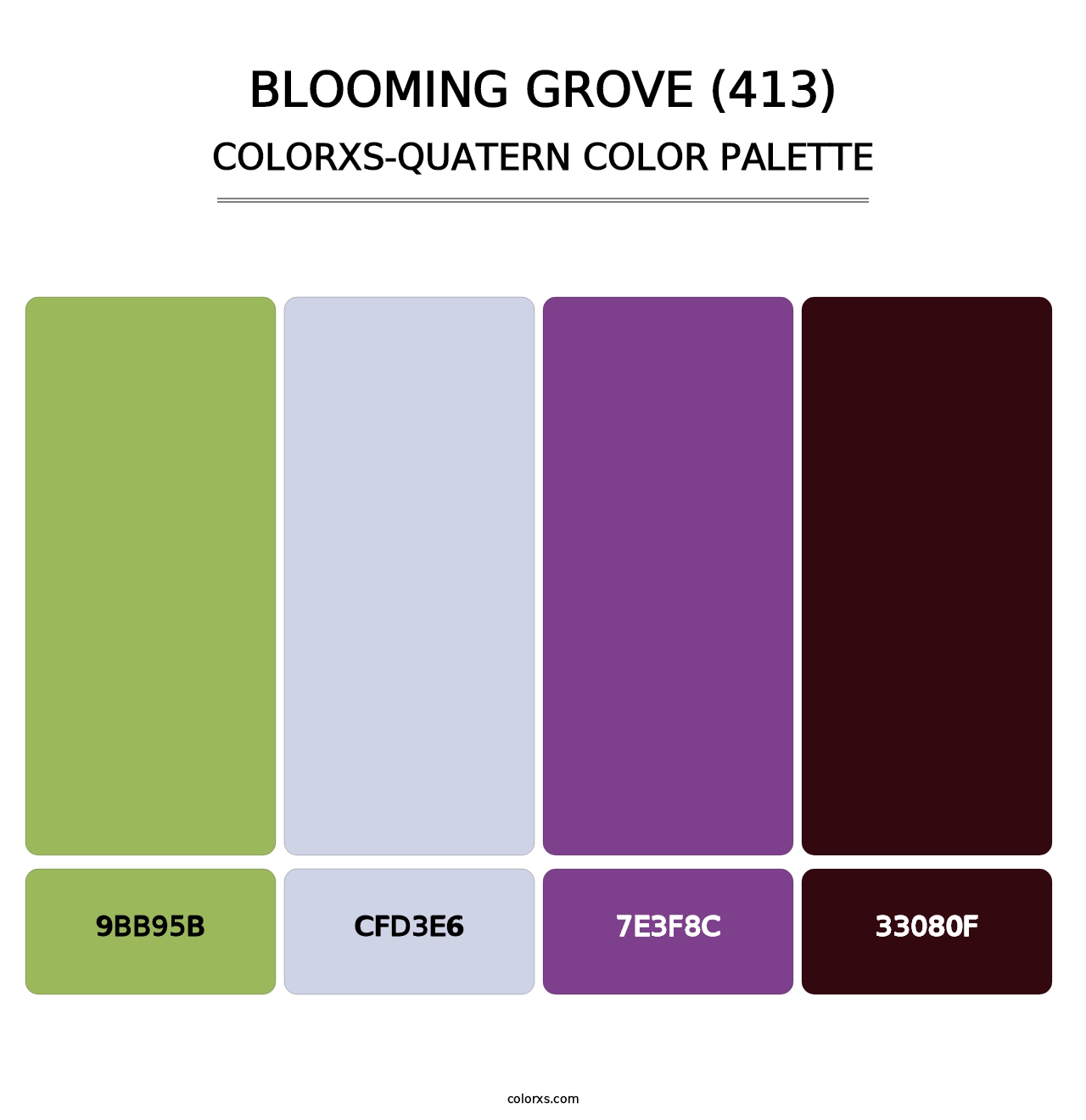 Blooming Grove (413) - Colorxs Quatern Palette