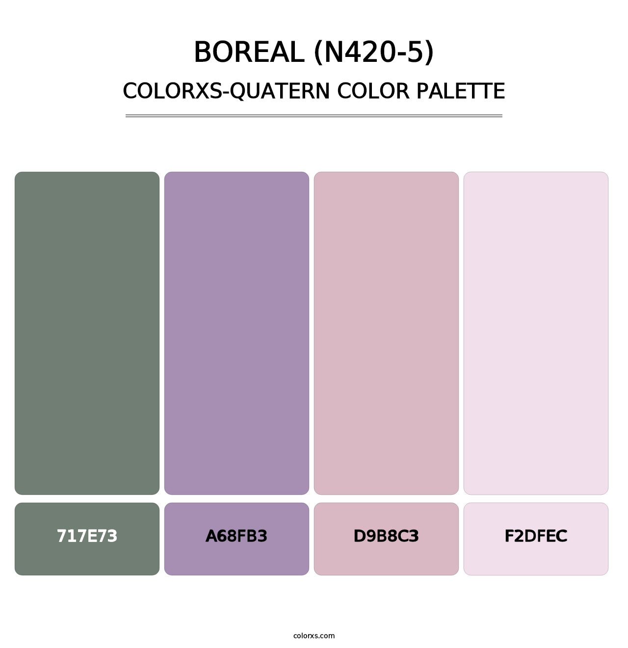 Boreal (N420-5) - Colorxs Quatern Palette