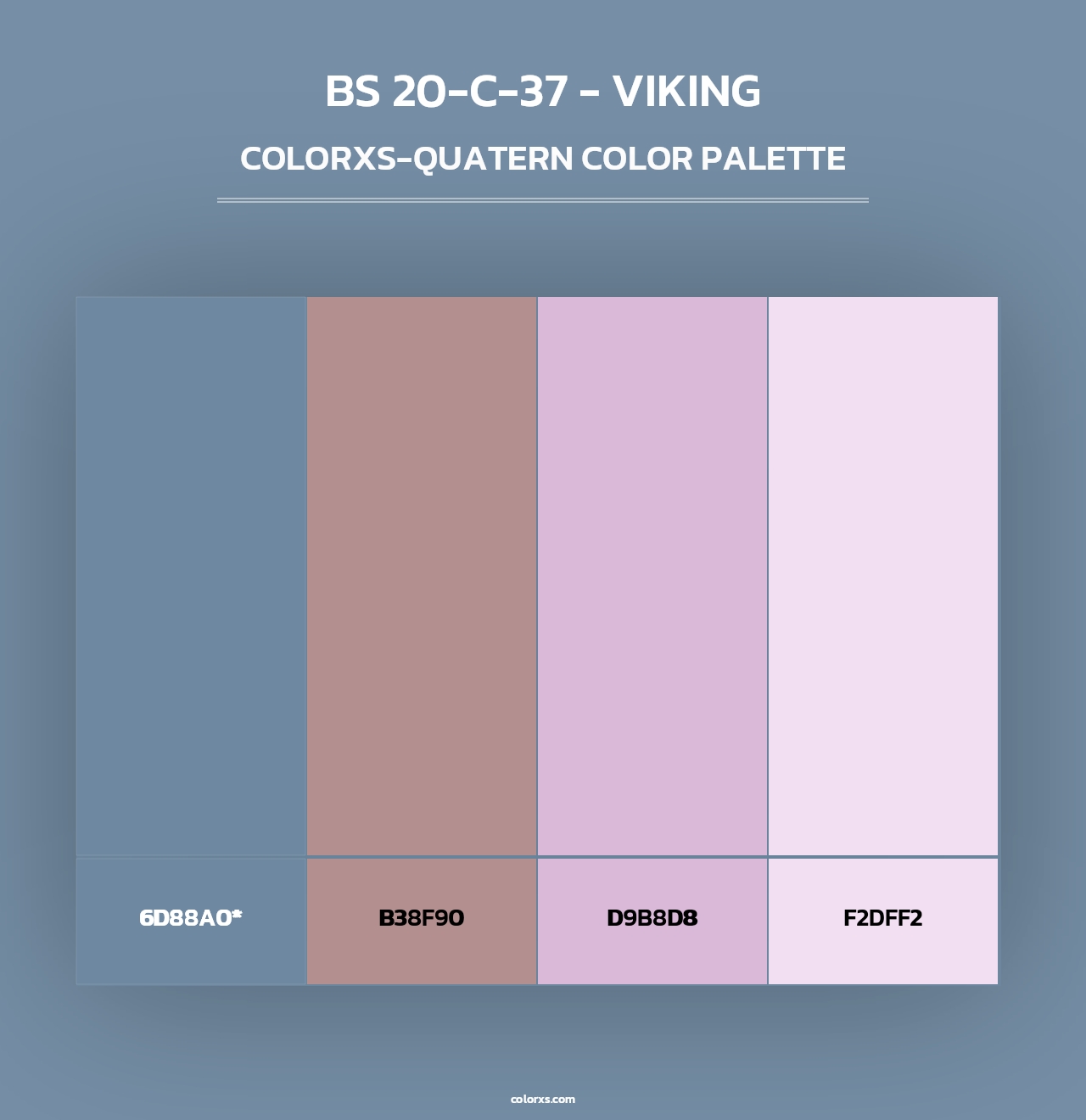 BS 20-C-37 - Viking - Colorxs Quad Palette