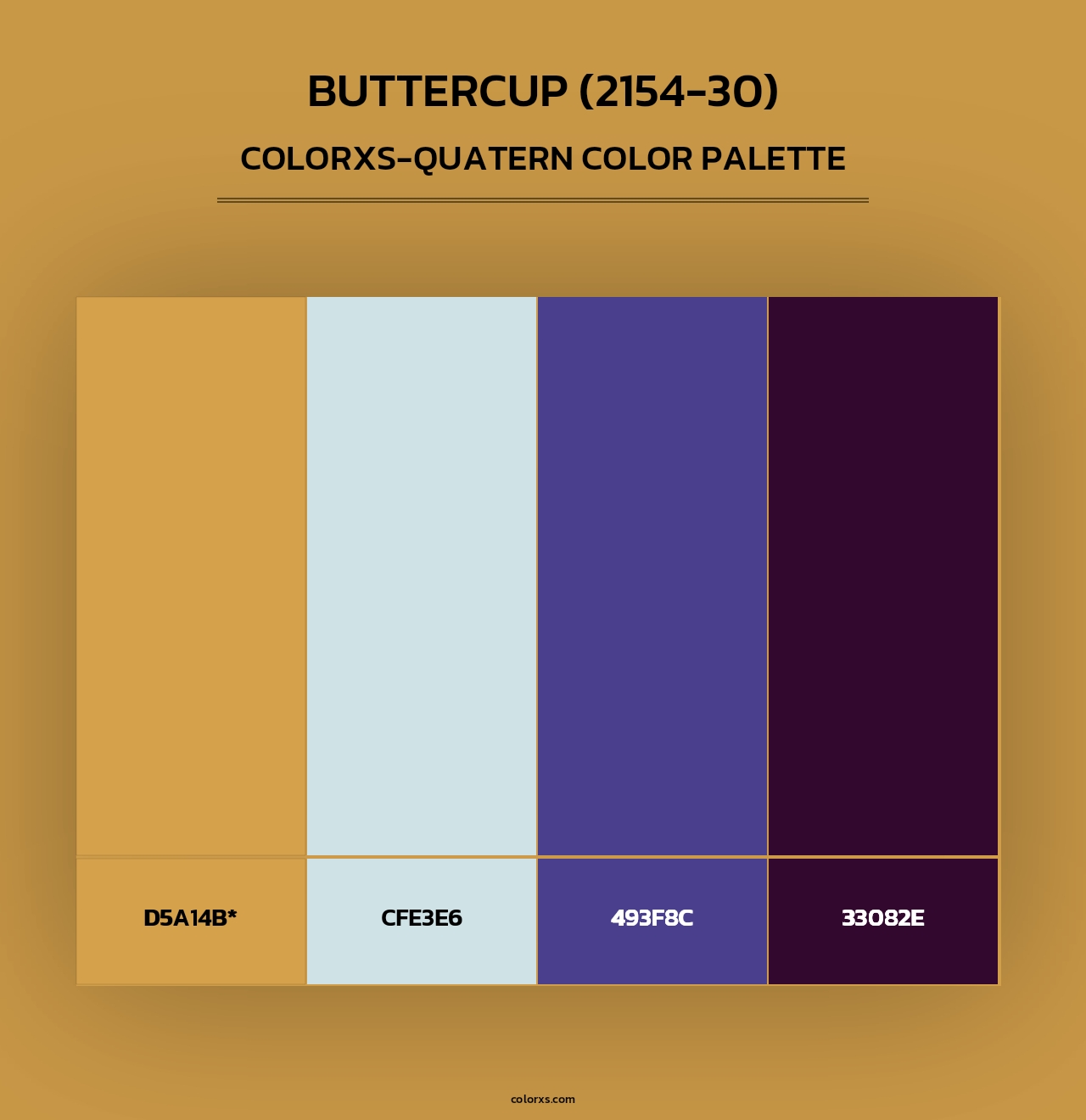 Buttercup (2154-30) - Colorxs Quad Palette