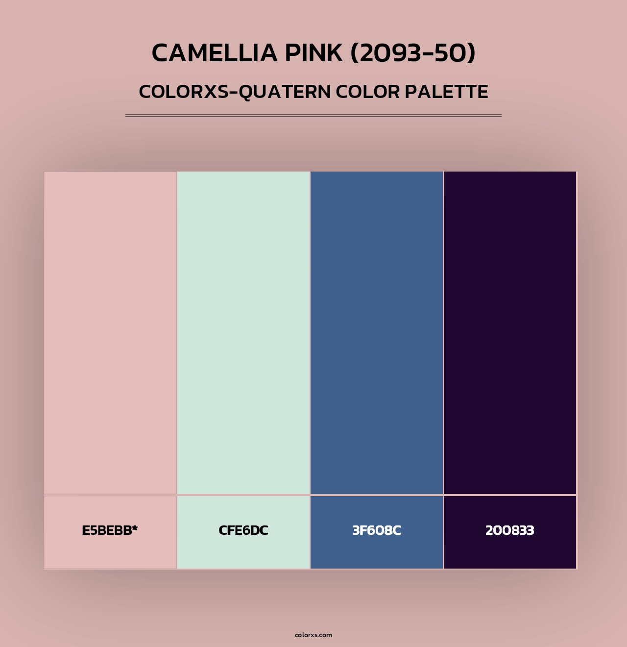 Camellia Pink (2093-50) - Colorxs Quad Palette