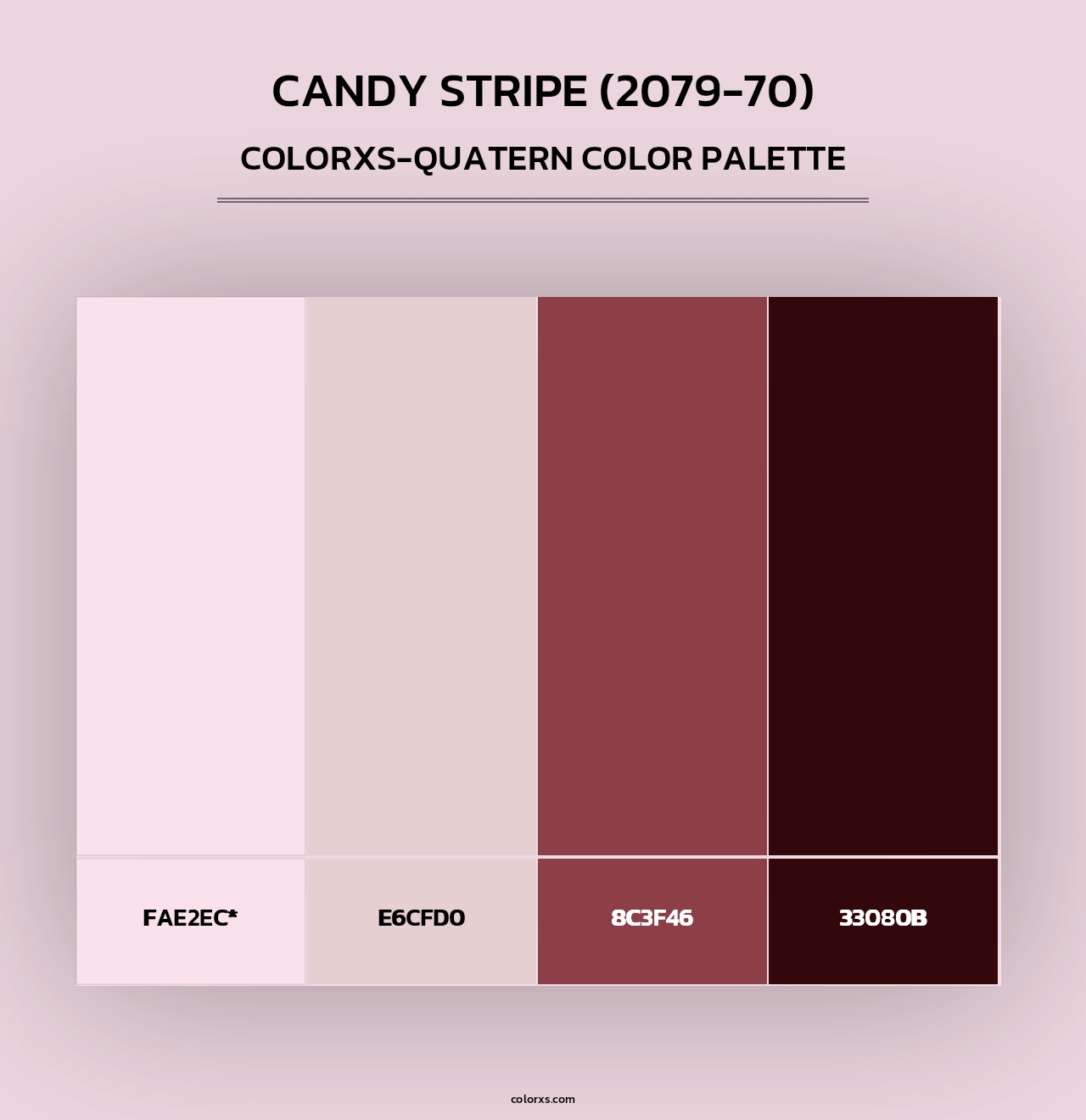 Candy Stripe (2079-70) - Colorxs Quad Palette