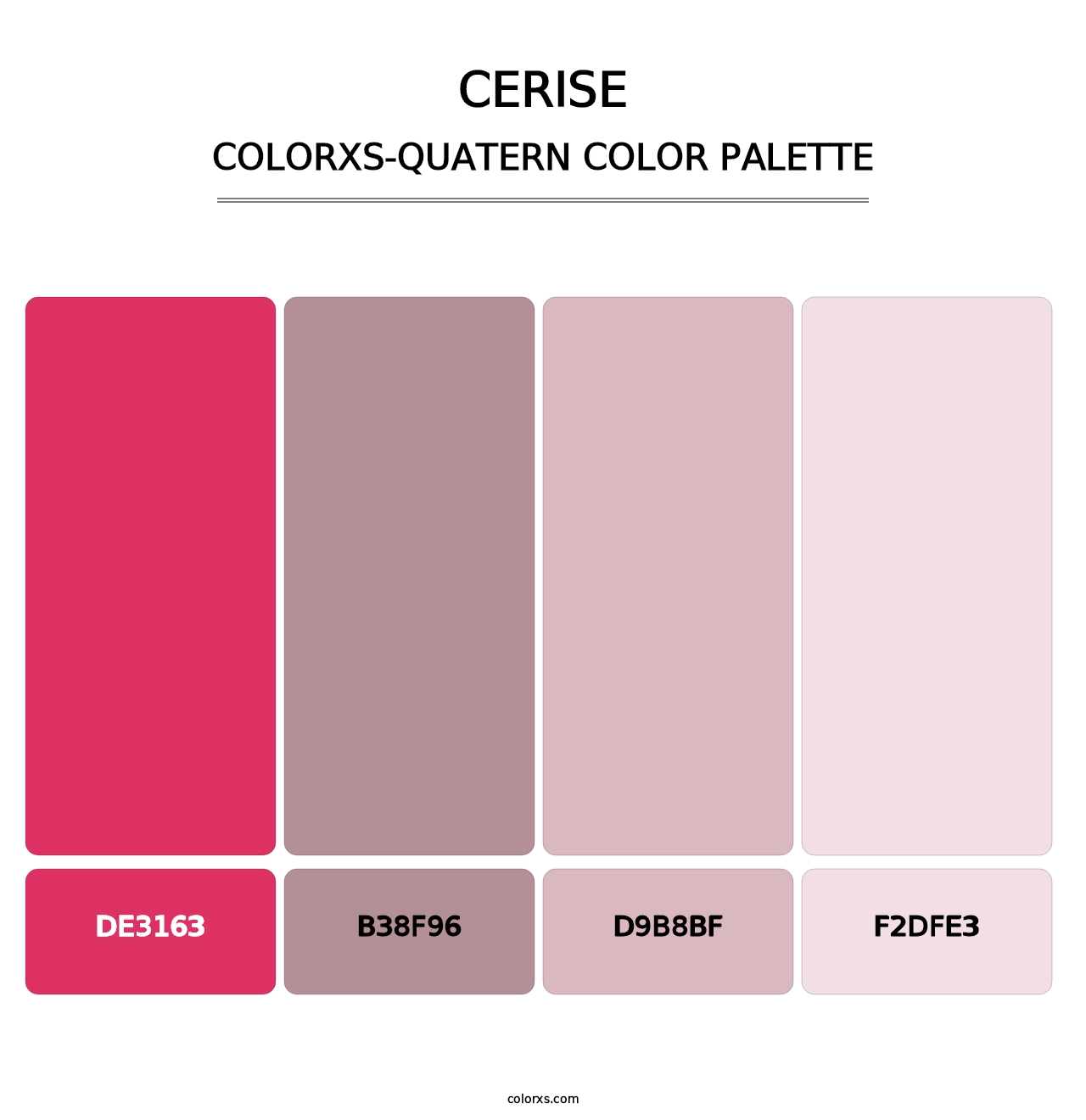 Cerise - Colorxs Quatern Palette
