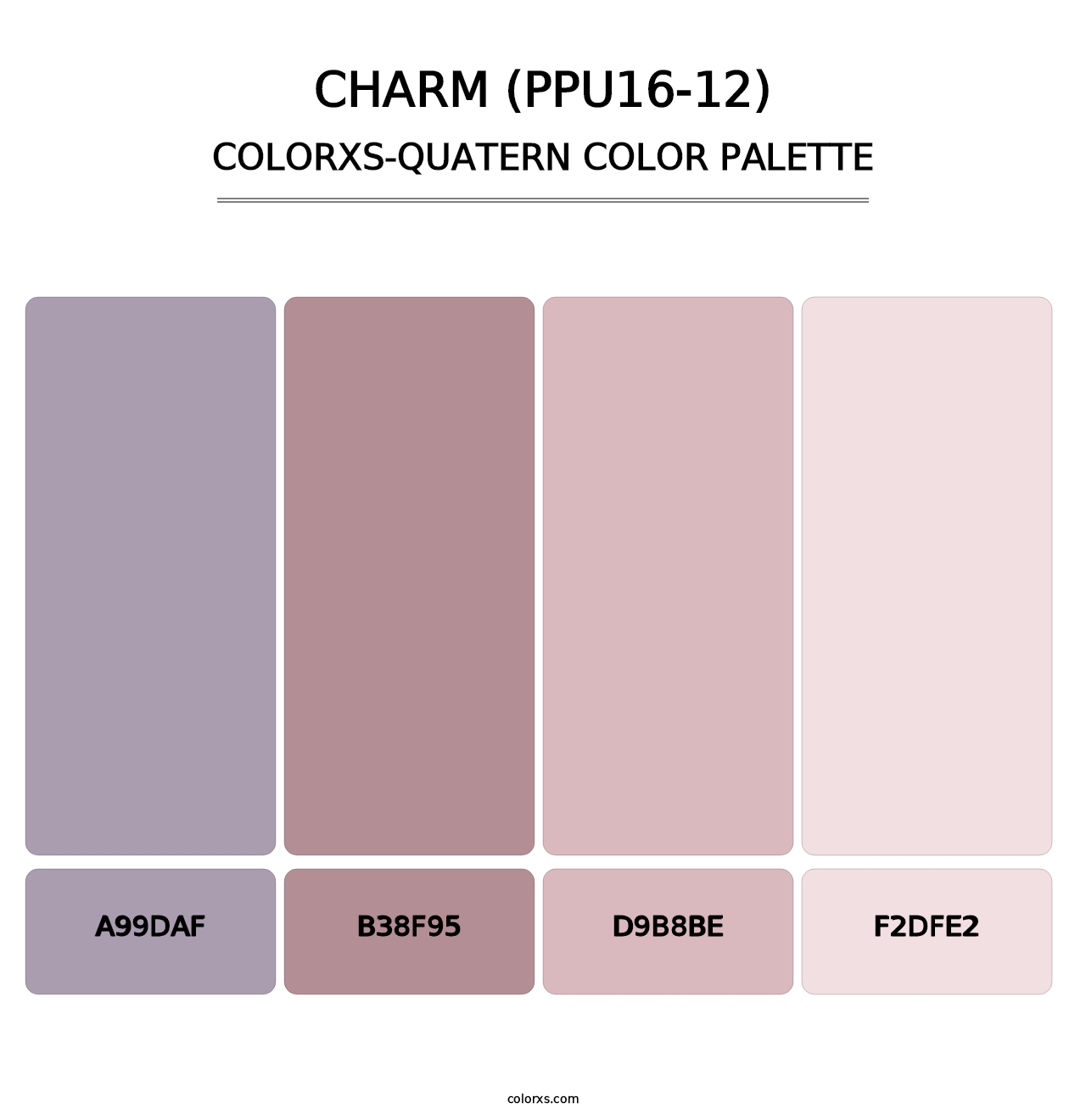 Charm (PPU16-12) - Colorxs Quatern Palette