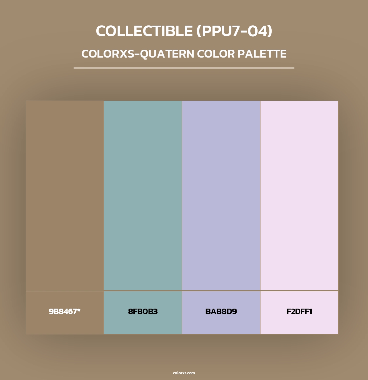 Collectible (PPU7-04) - Colorxs Quad Palette