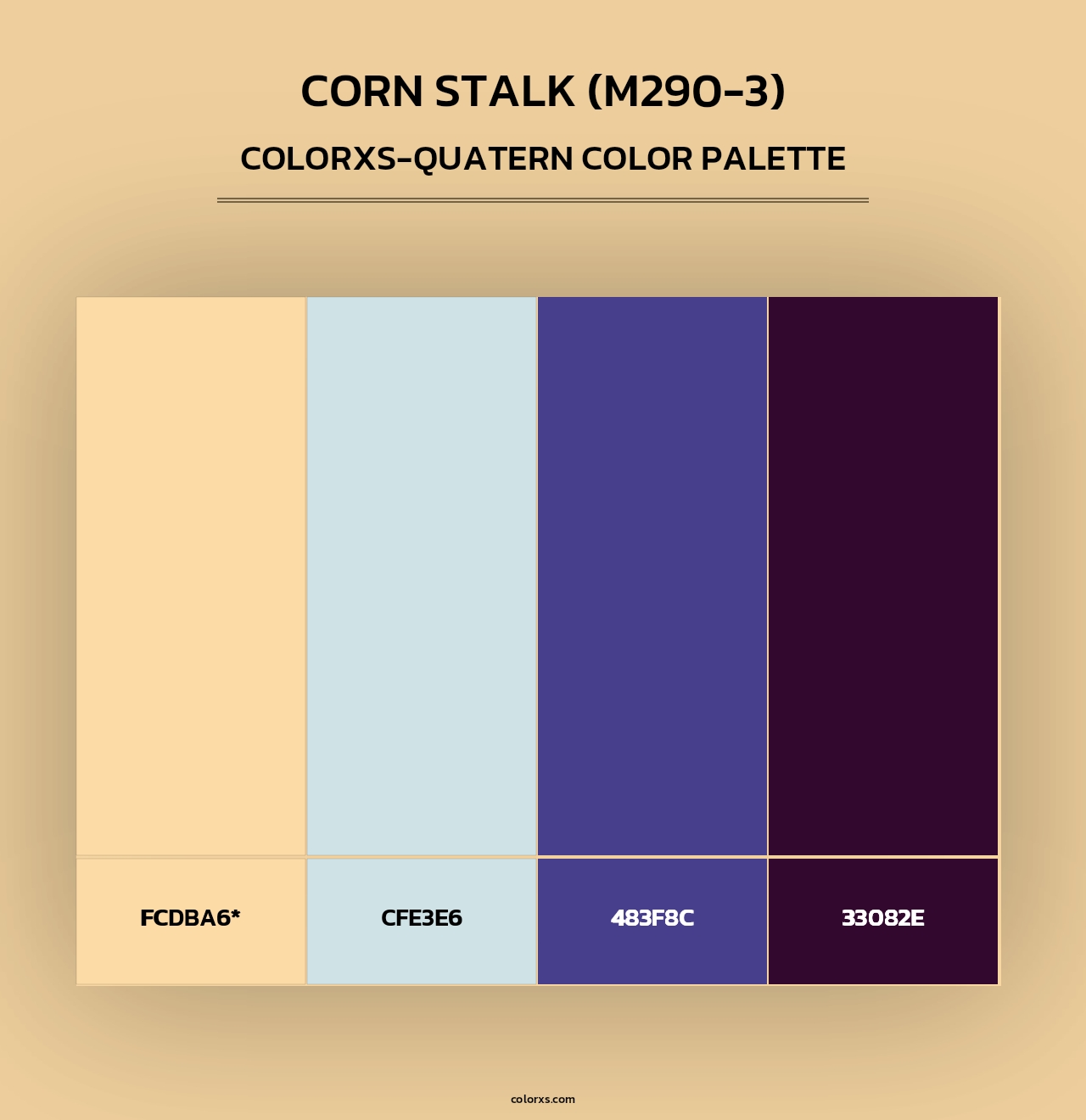 Corn Stalk (M290-3) - Colorxs Quad Palette
