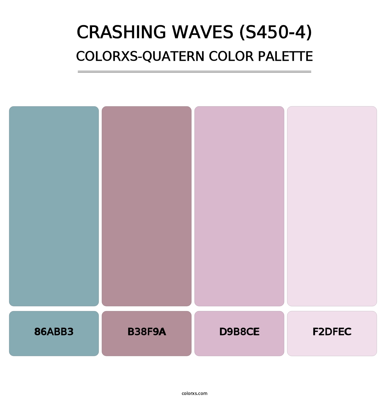 Crashing Waves (S450-4) - Colorxs Quatern Palette