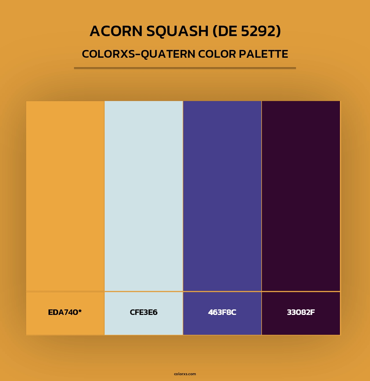 Acorn Squash (DE 5292) - Colorxs Quad Palette