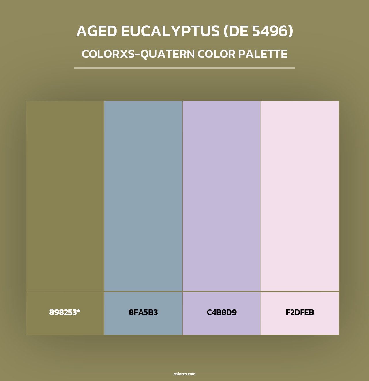 Aged Eucalyptus (DE 5496) - Colorxs Quad Palette