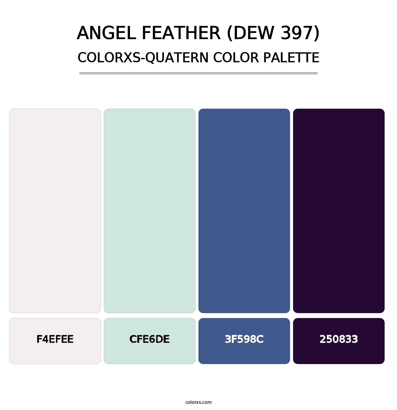 Angel Feather (DEW 397) - Colorxs Quatern Palette