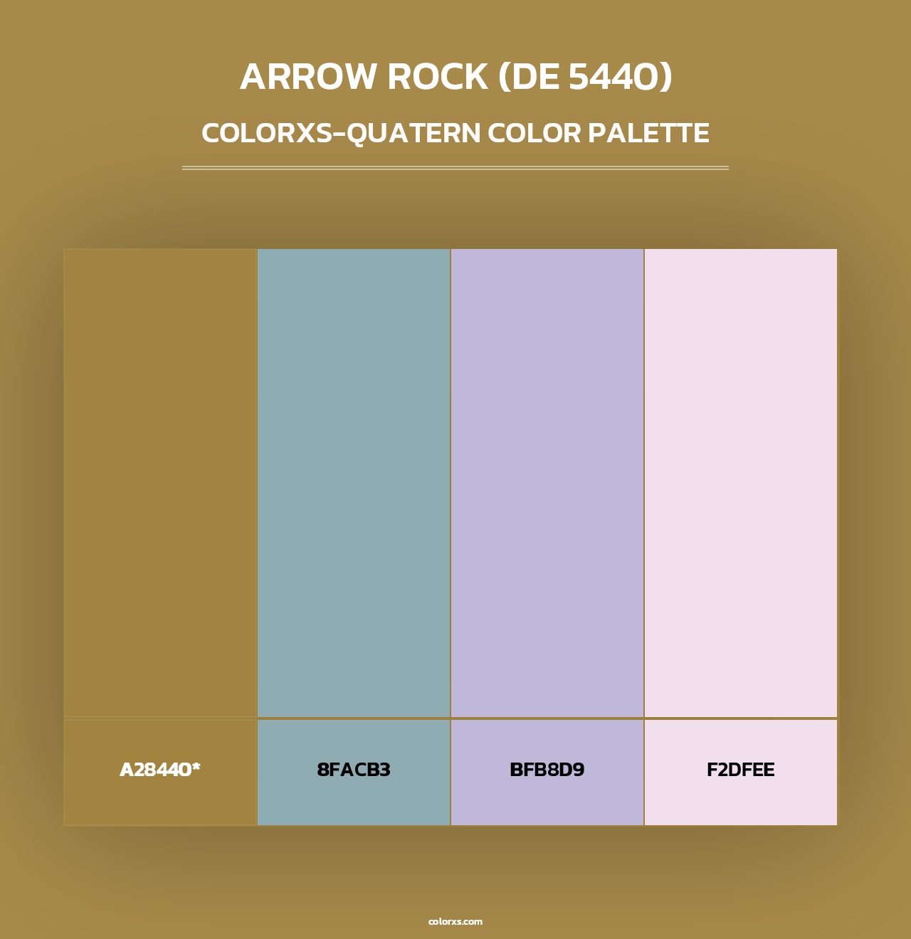 Arrow Rock (DE 5440) - Colorxs Quad Palette